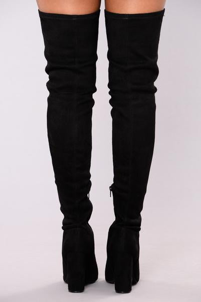 Carmella OTK Boot - Black