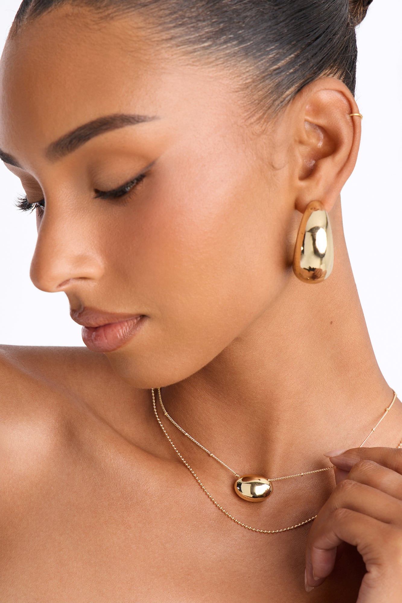 Heatwave Layered Necklace - Gold