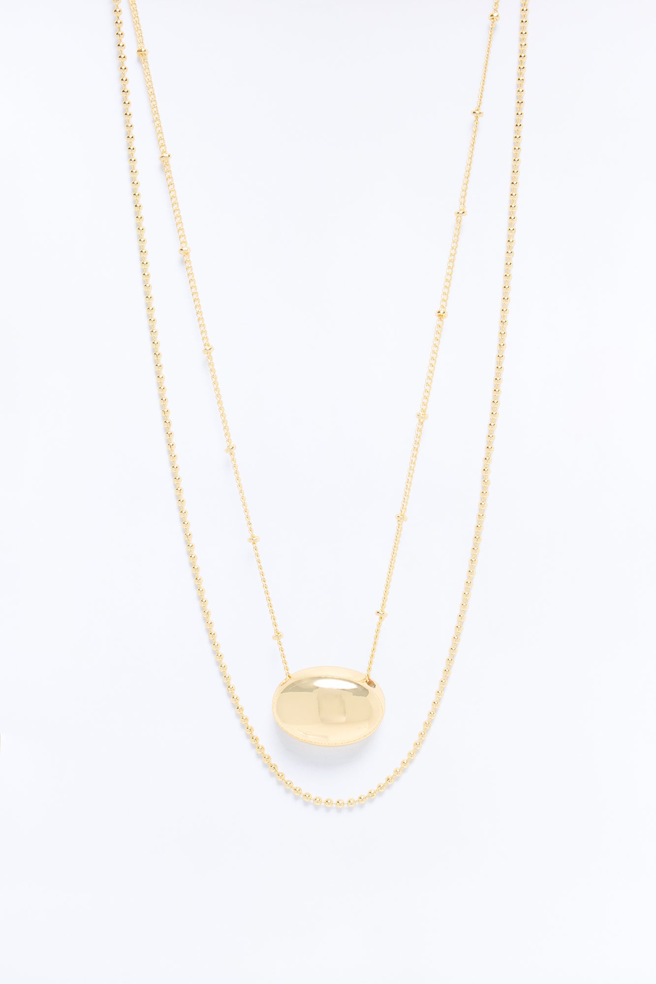 Heatwave Layered Necklace - Gold
