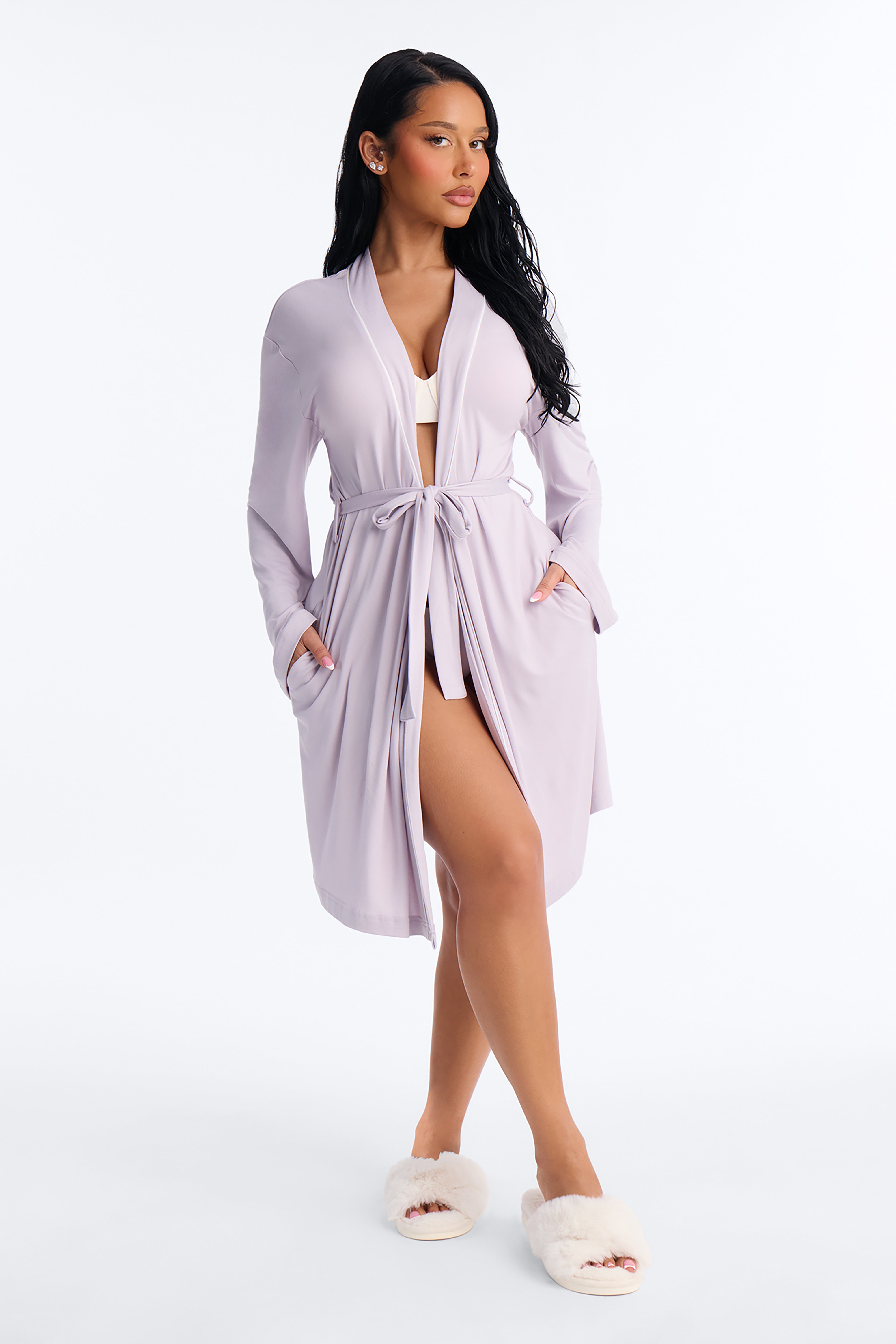 In the Morning PJ Robe - Lavender