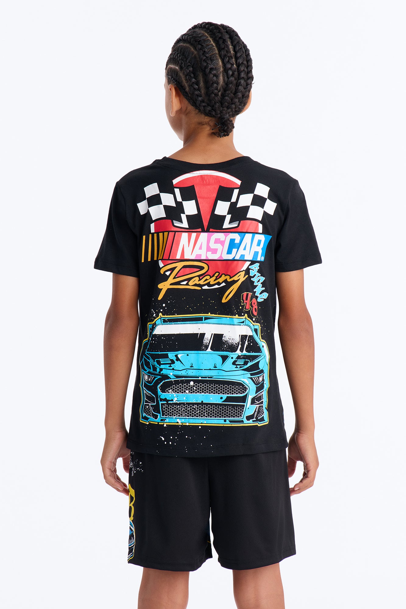 Mini Nascar 200 MPH Short Set - Black