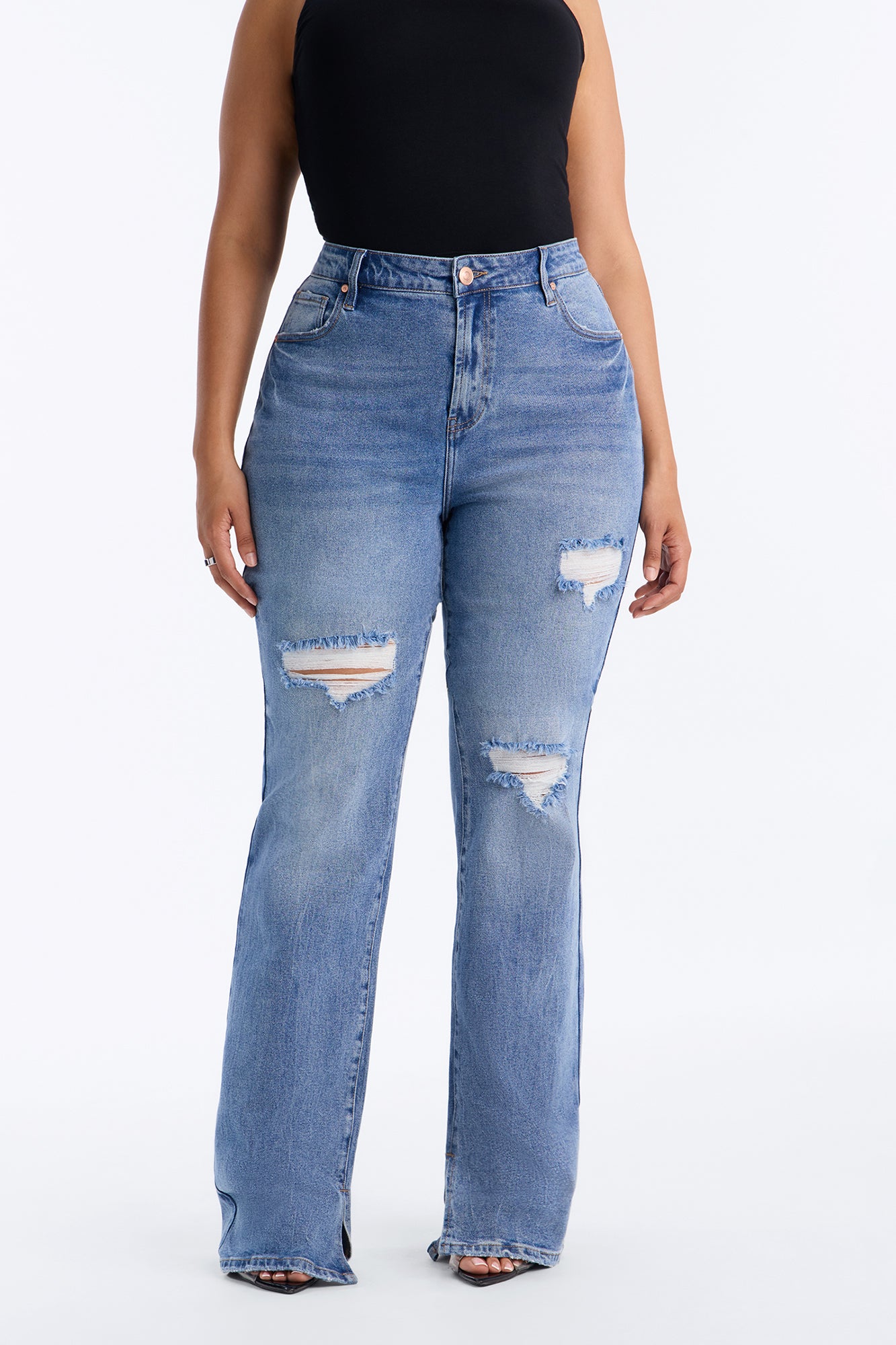 Tall Baddest One Around Bootcut Jeans - Medium Wash