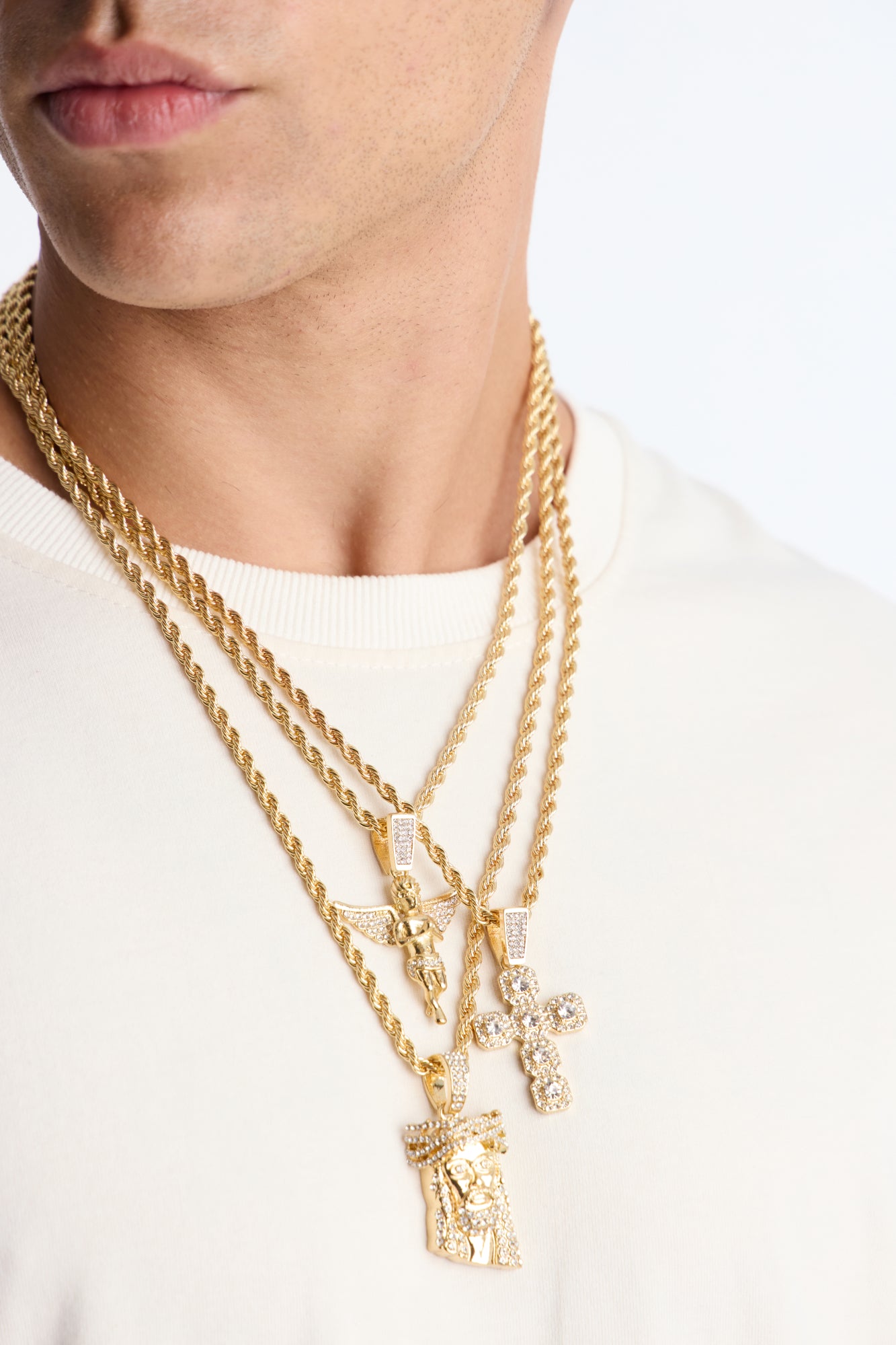 Angels Landing Necklace Set - Gold
