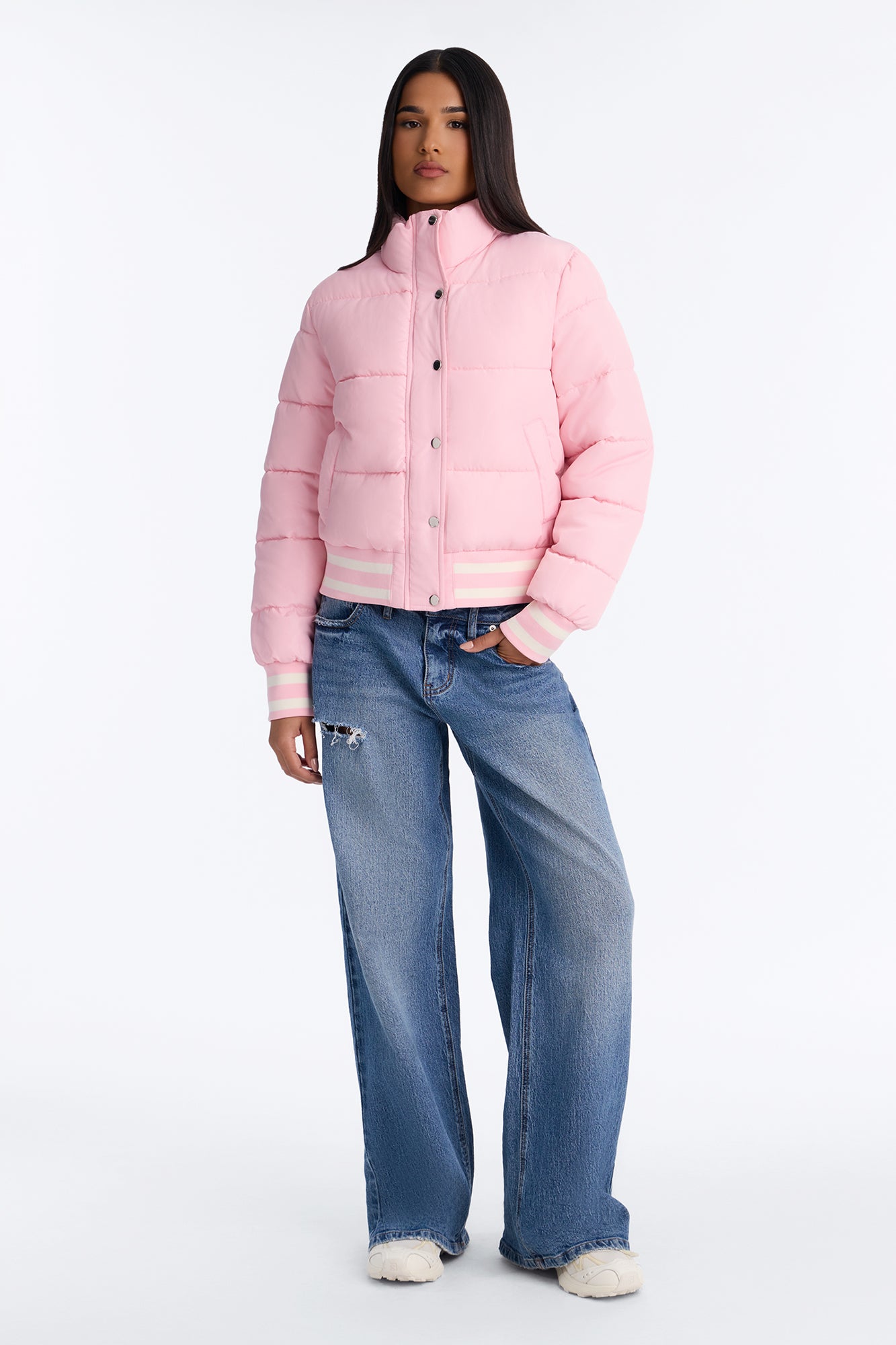 Mrs. Jackson Puffer Jacket - Mauve