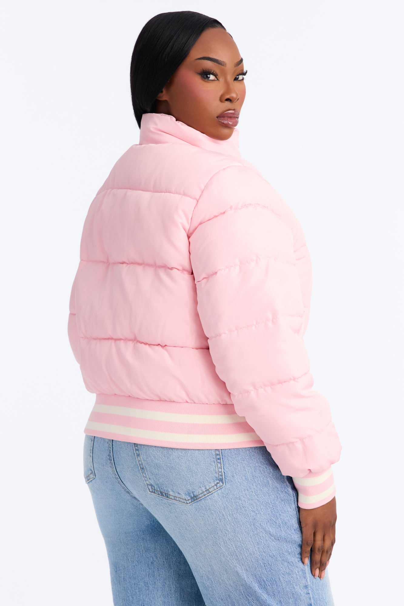 Mrs. Jackson Puffer Jacket - Mauve
