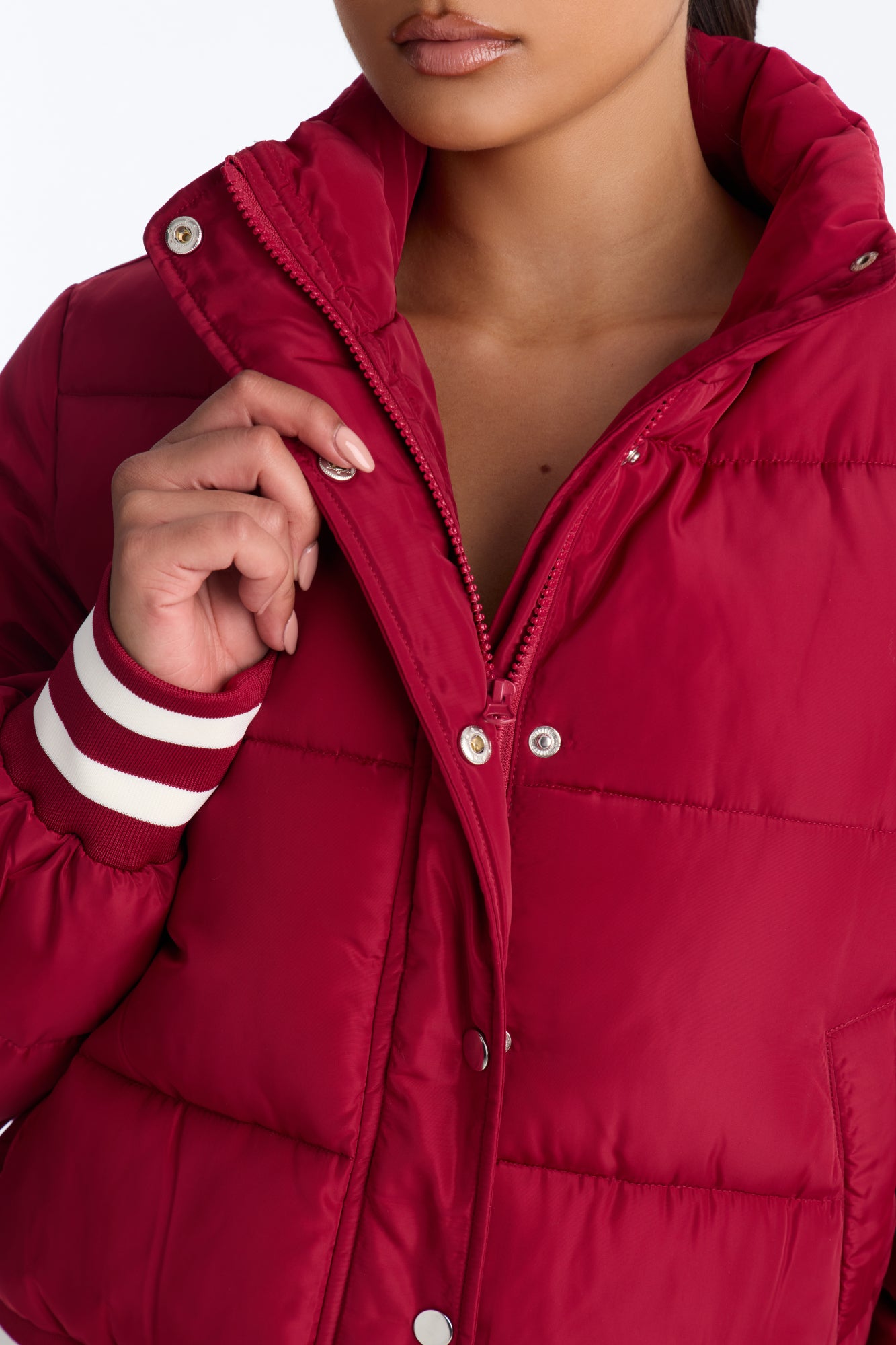 Mrs. Jackson Puffer Jacket - Red