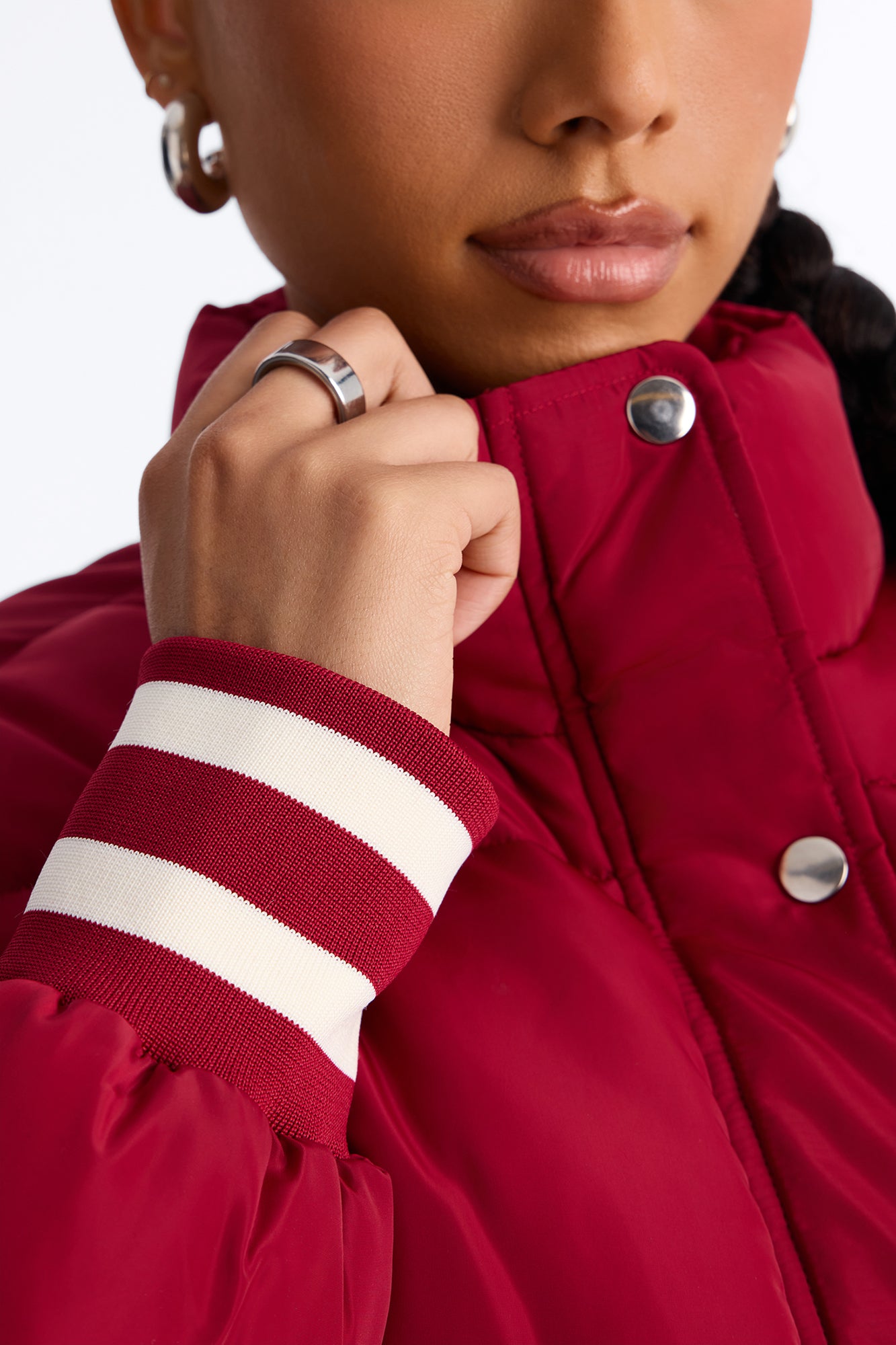 Mrs. Jackson Puffer Jacket - Red