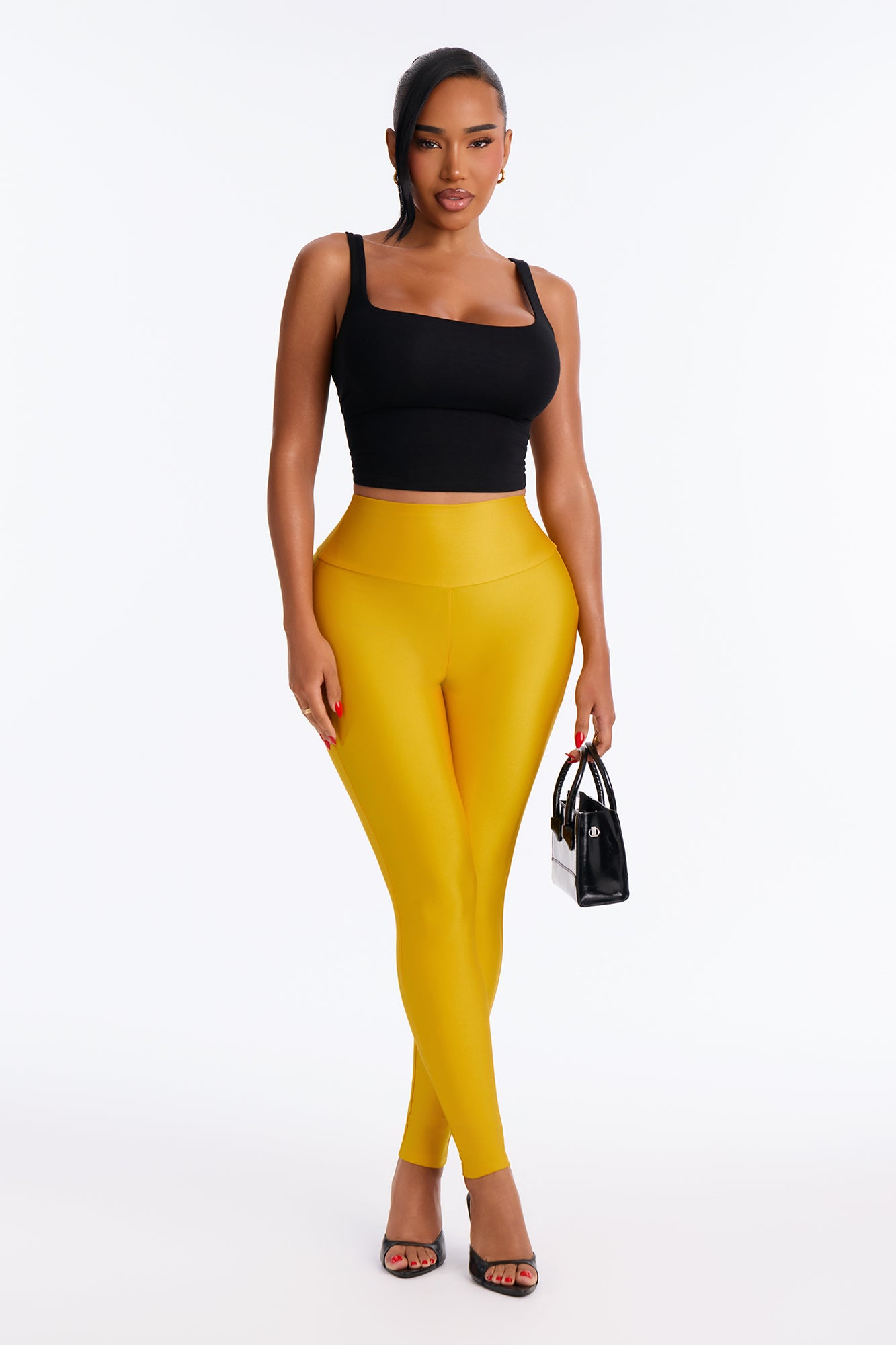 Brianne High Rise Leggings - Spice