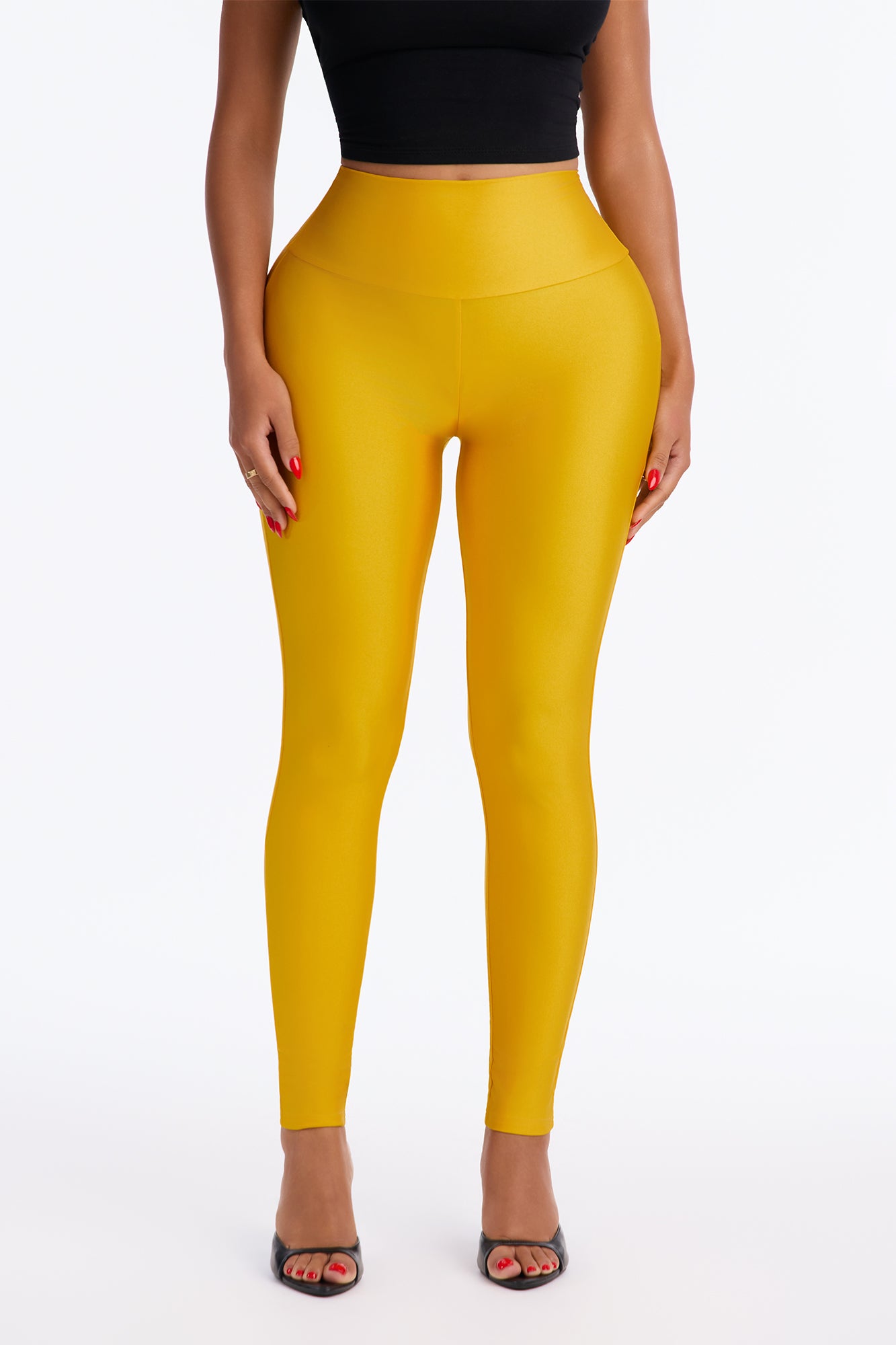 Brianne High Rise Leggings - Spice