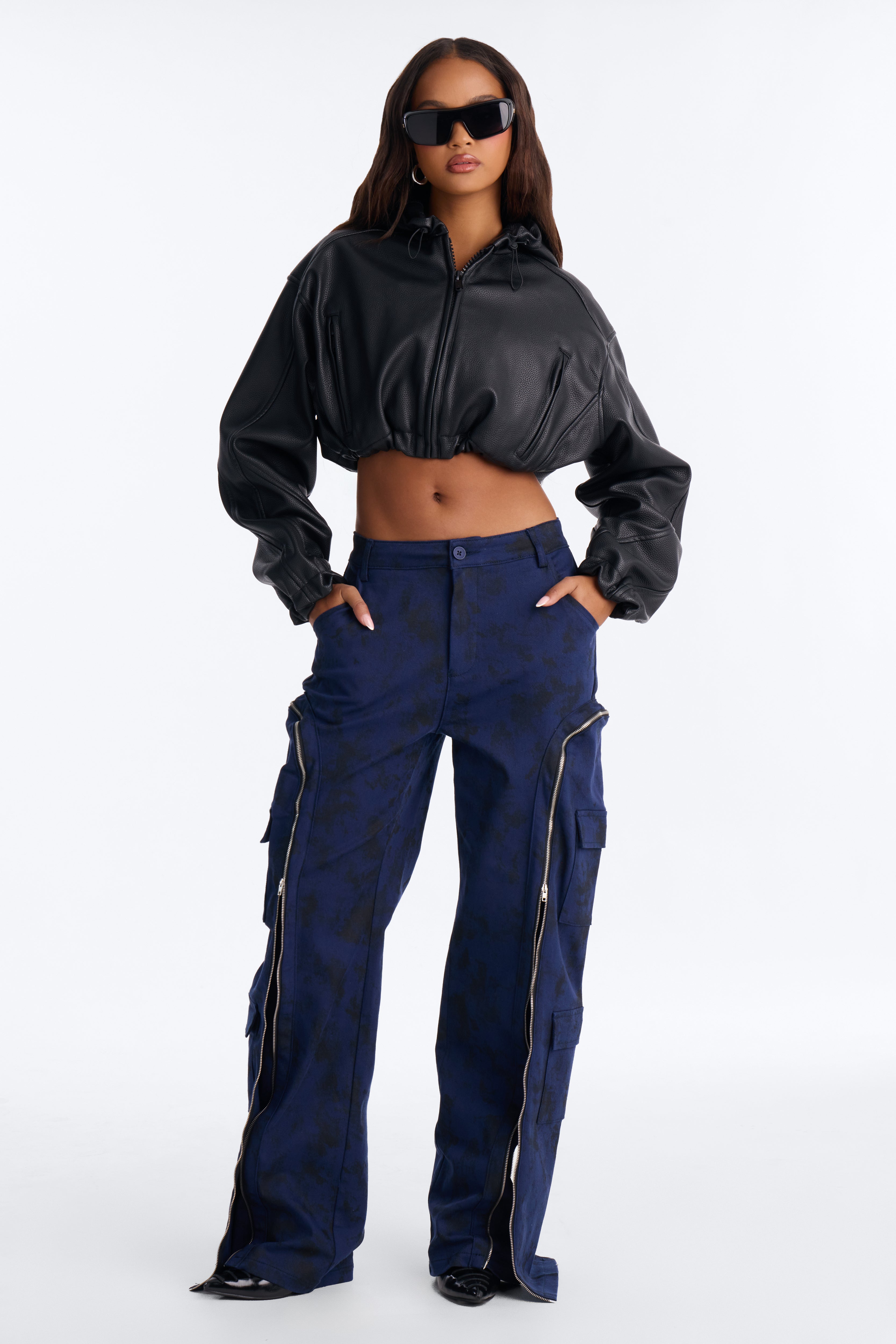 Had You Fooled Mineral Wash Pant - Navy
