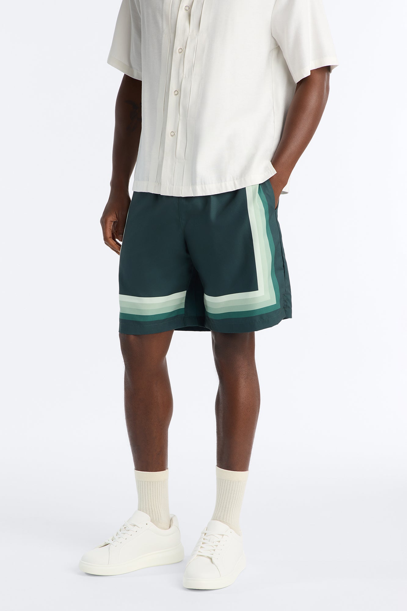 Level Up Relaxed Short - Green/combo