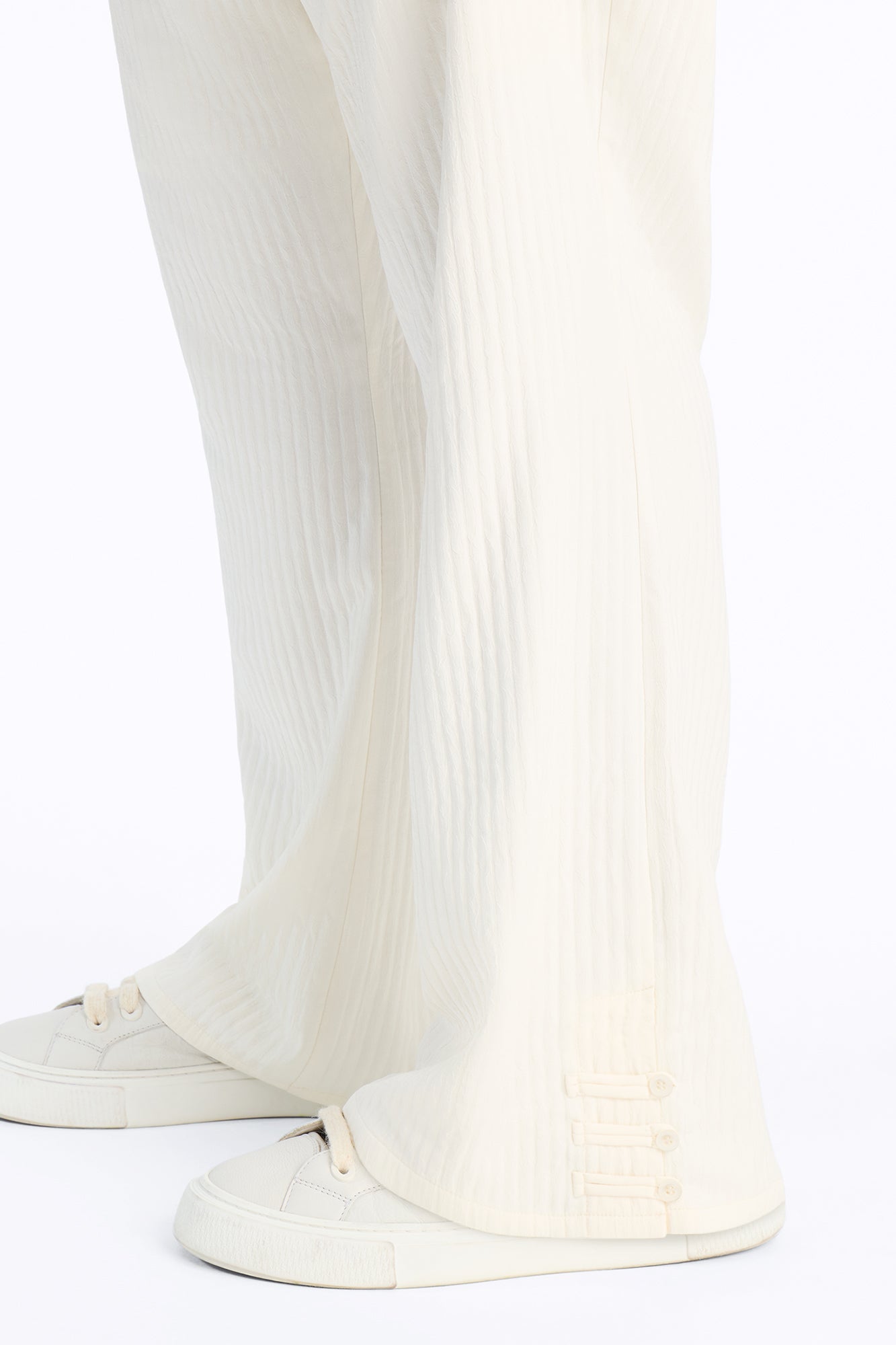 Straight Flare Dynasty Pant - Cream