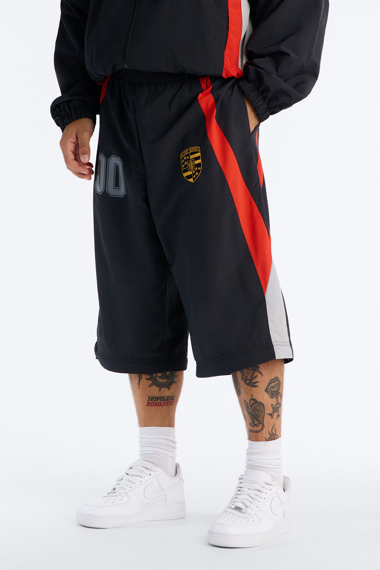 Baggy Victory Mindset Convertible Track Pant - Black/combo