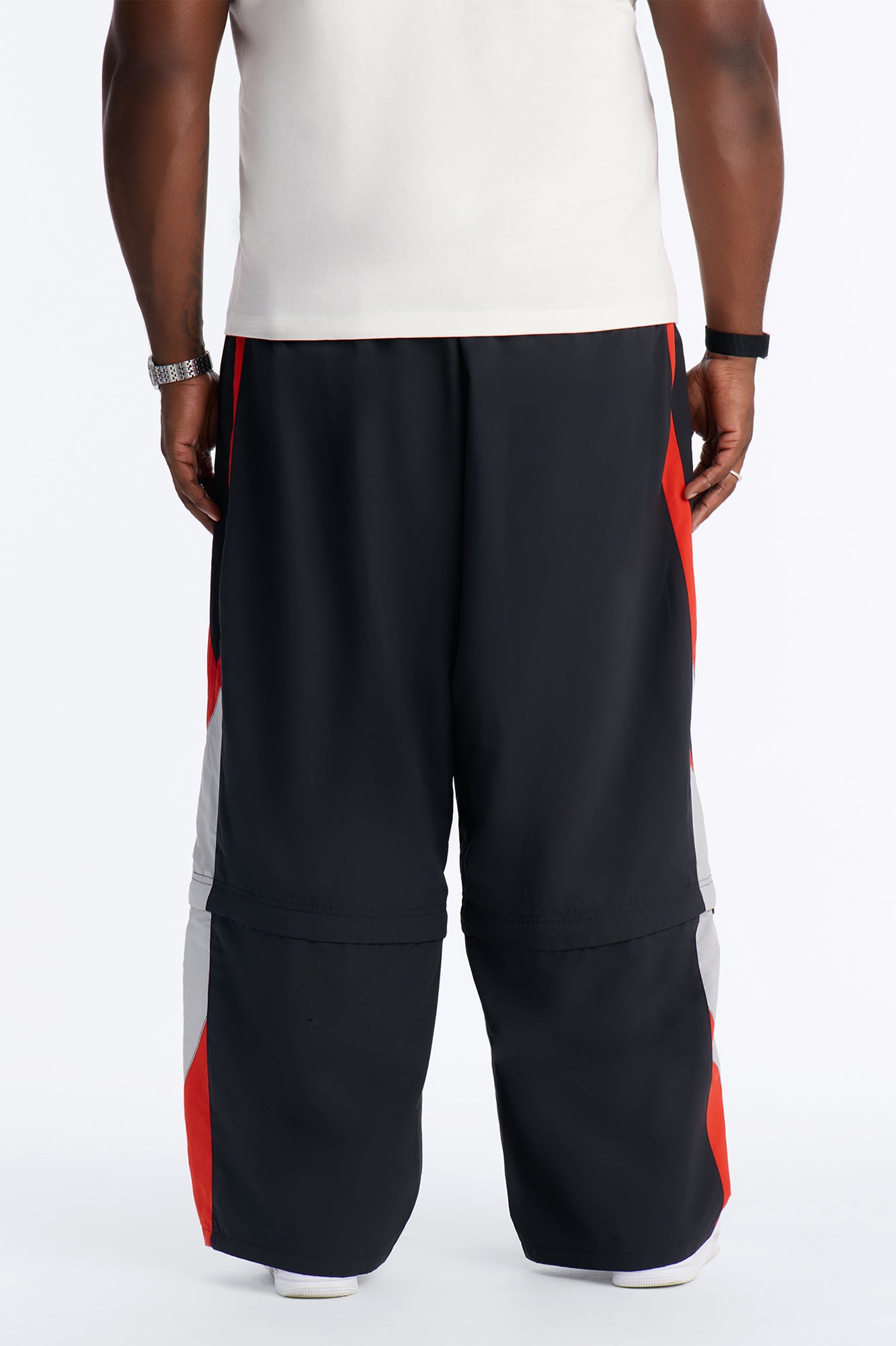 Baggy Victory Mindset Convertible Track Pant - Black/combo