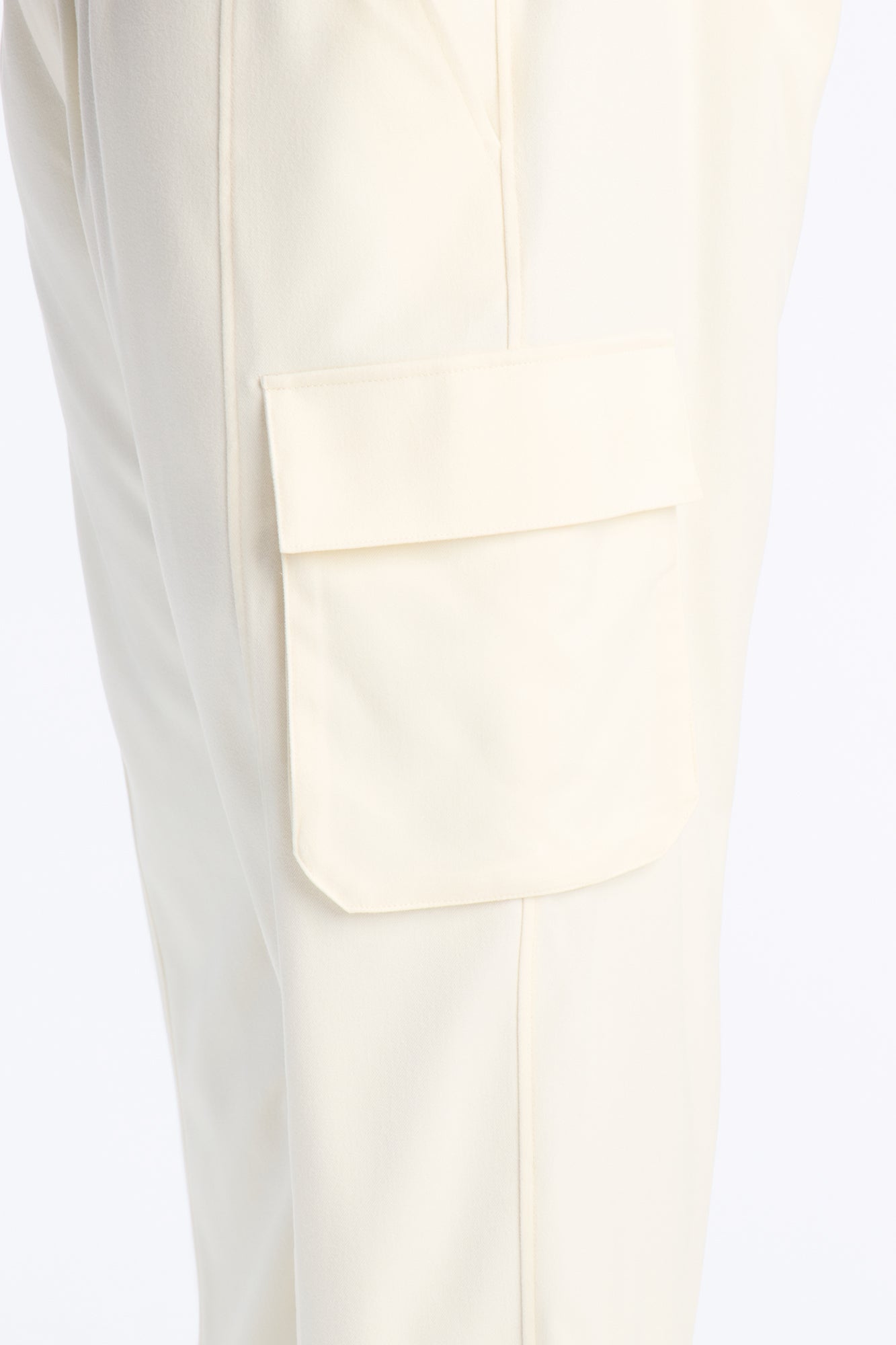 Moderne Cargo Straight Trouser - Cream