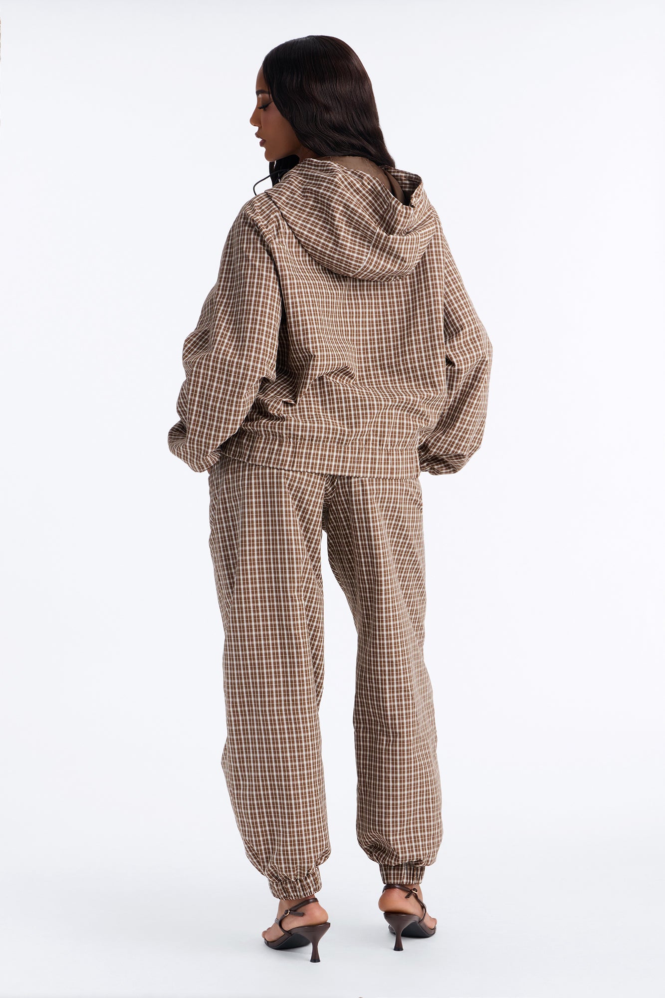 Camilla Quarterzip Pant Set - Brown/combo