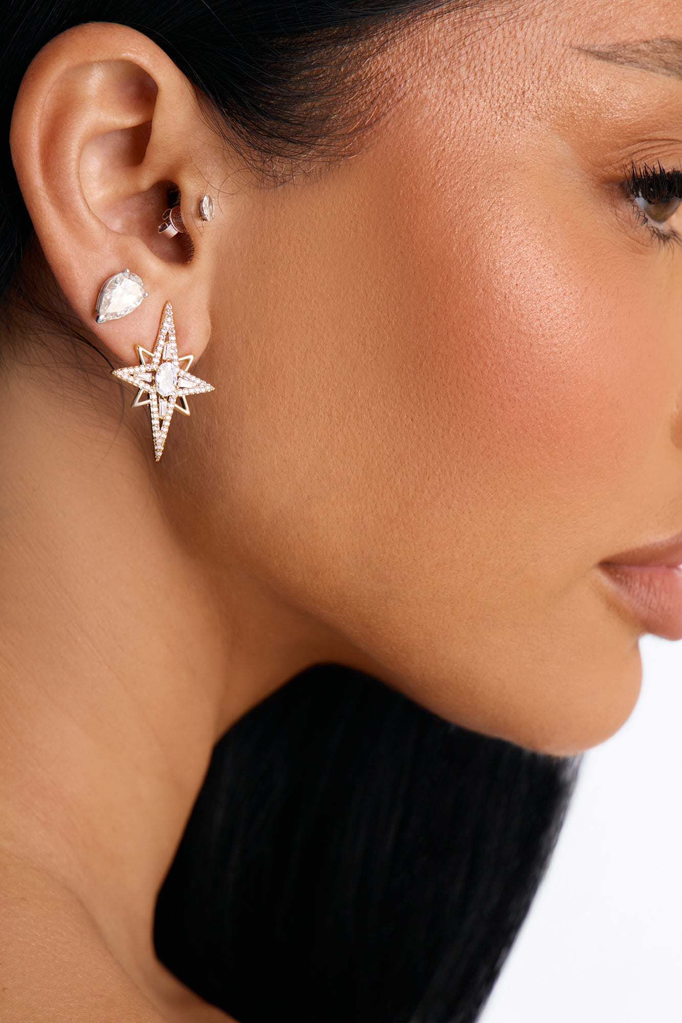Road To Stardom Earrings - Gold