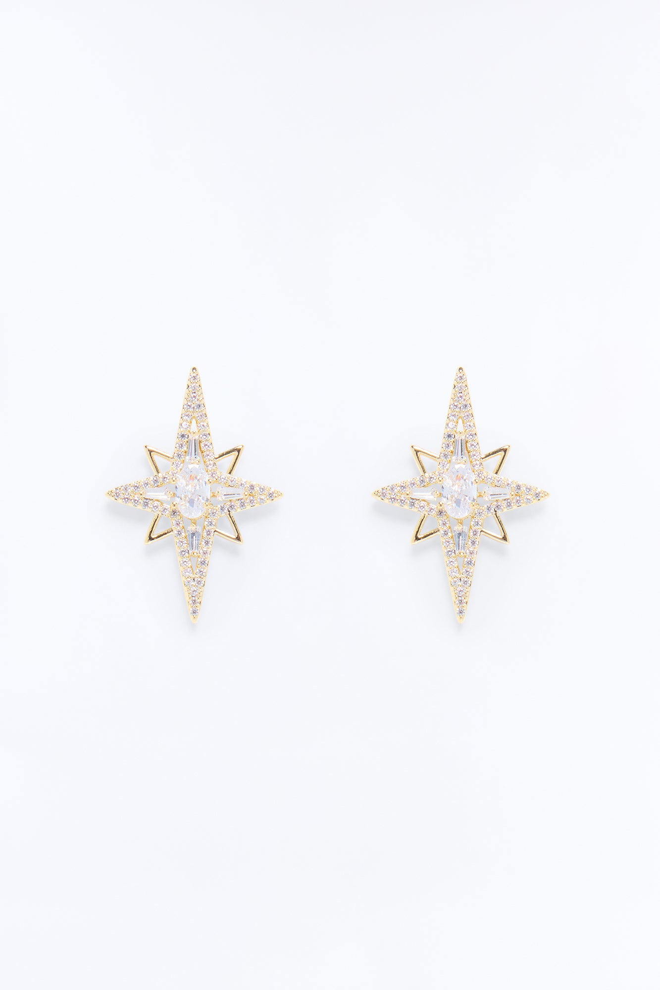 Road To Stardom Earrings - Gold