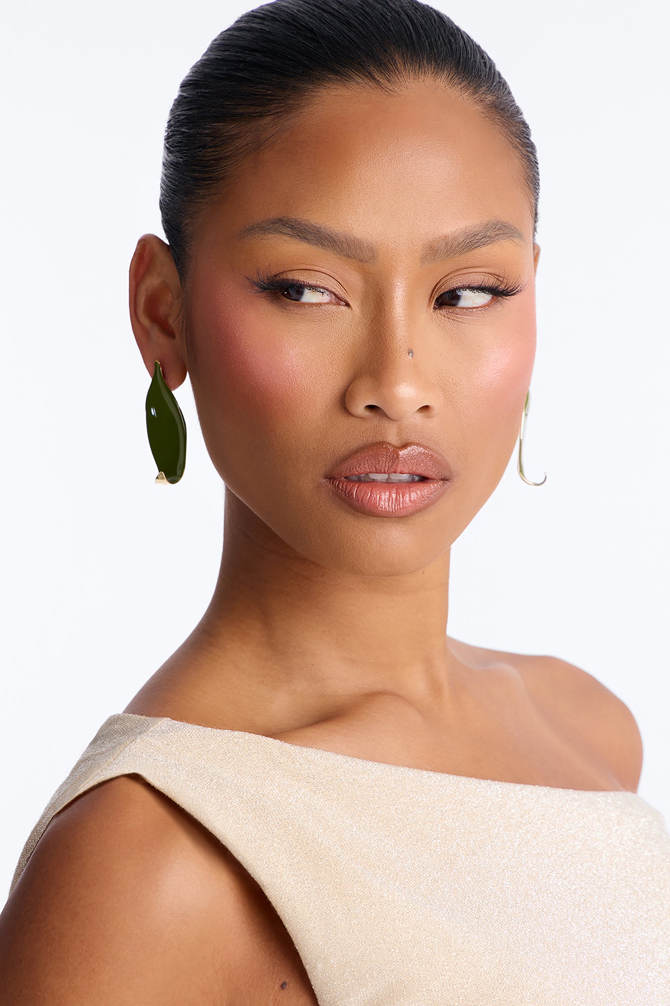 Sage Haven Drop Earrings - Olive