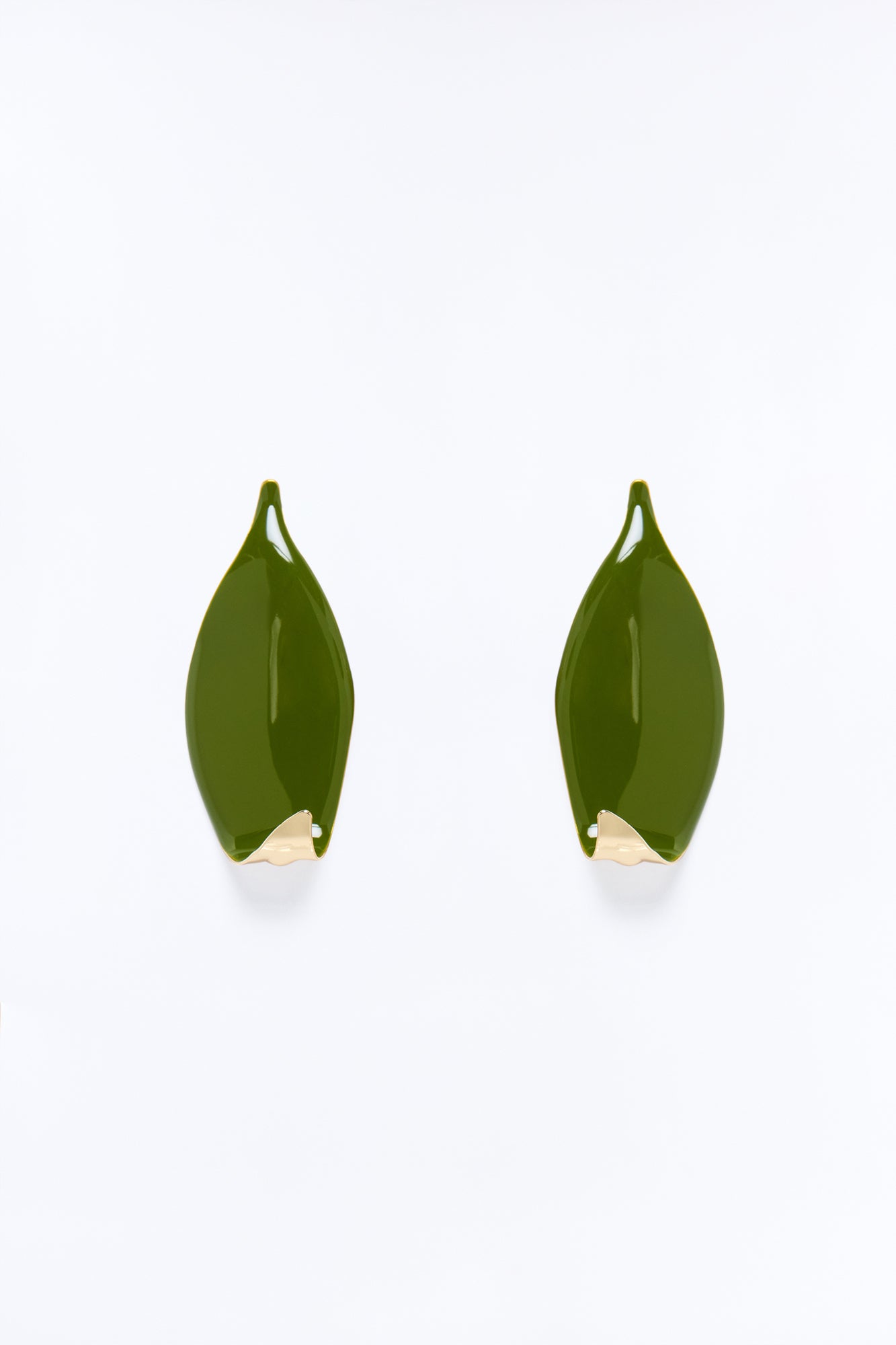 Sage Haven Drop Earrings - Olive