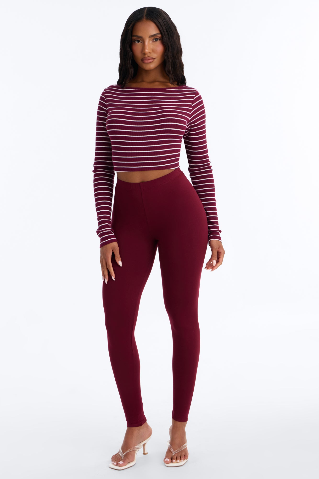 Almost Every Day Leggings - Wine
