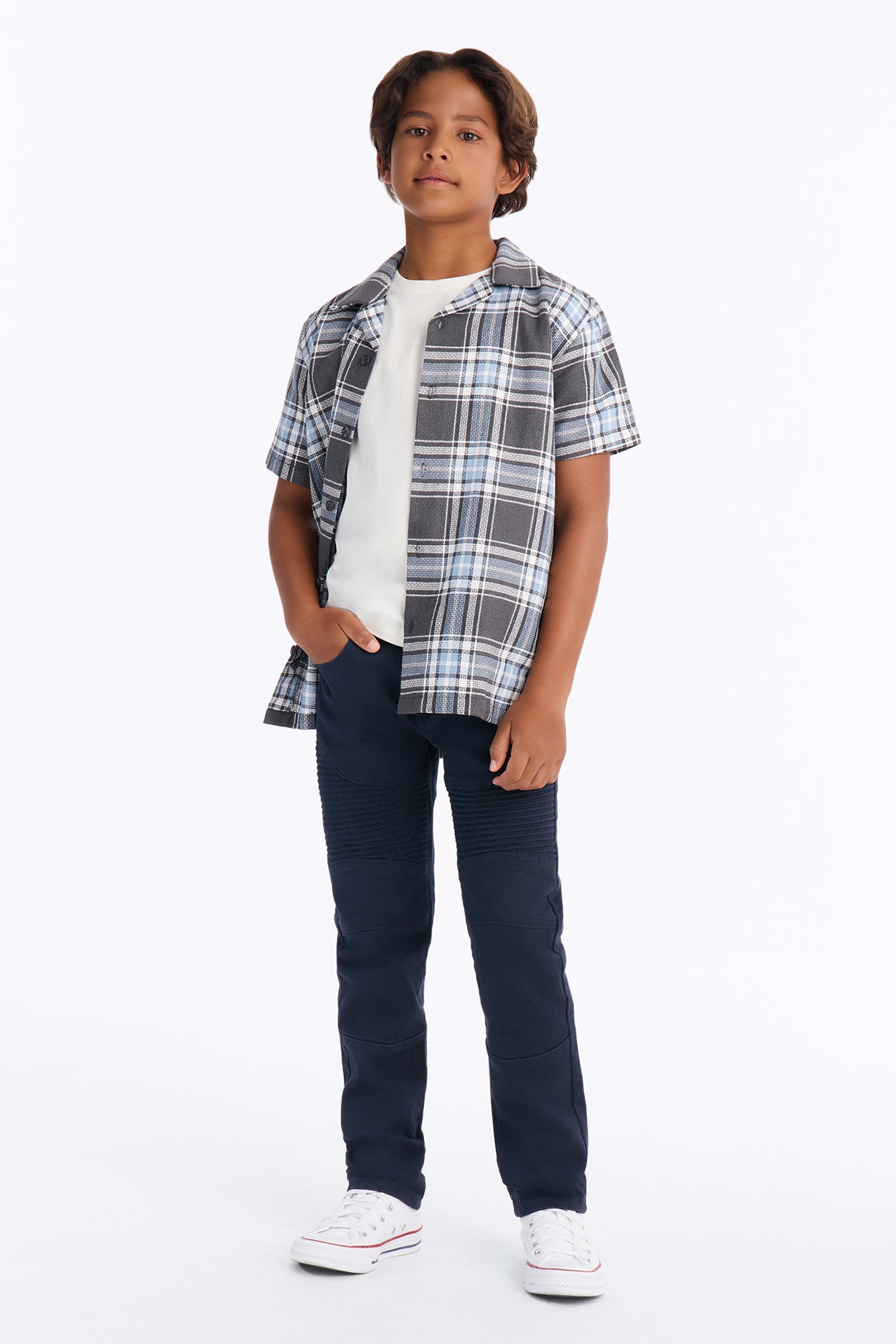 Mini Taking A Chance Ripped Skinny Jeans - Navy