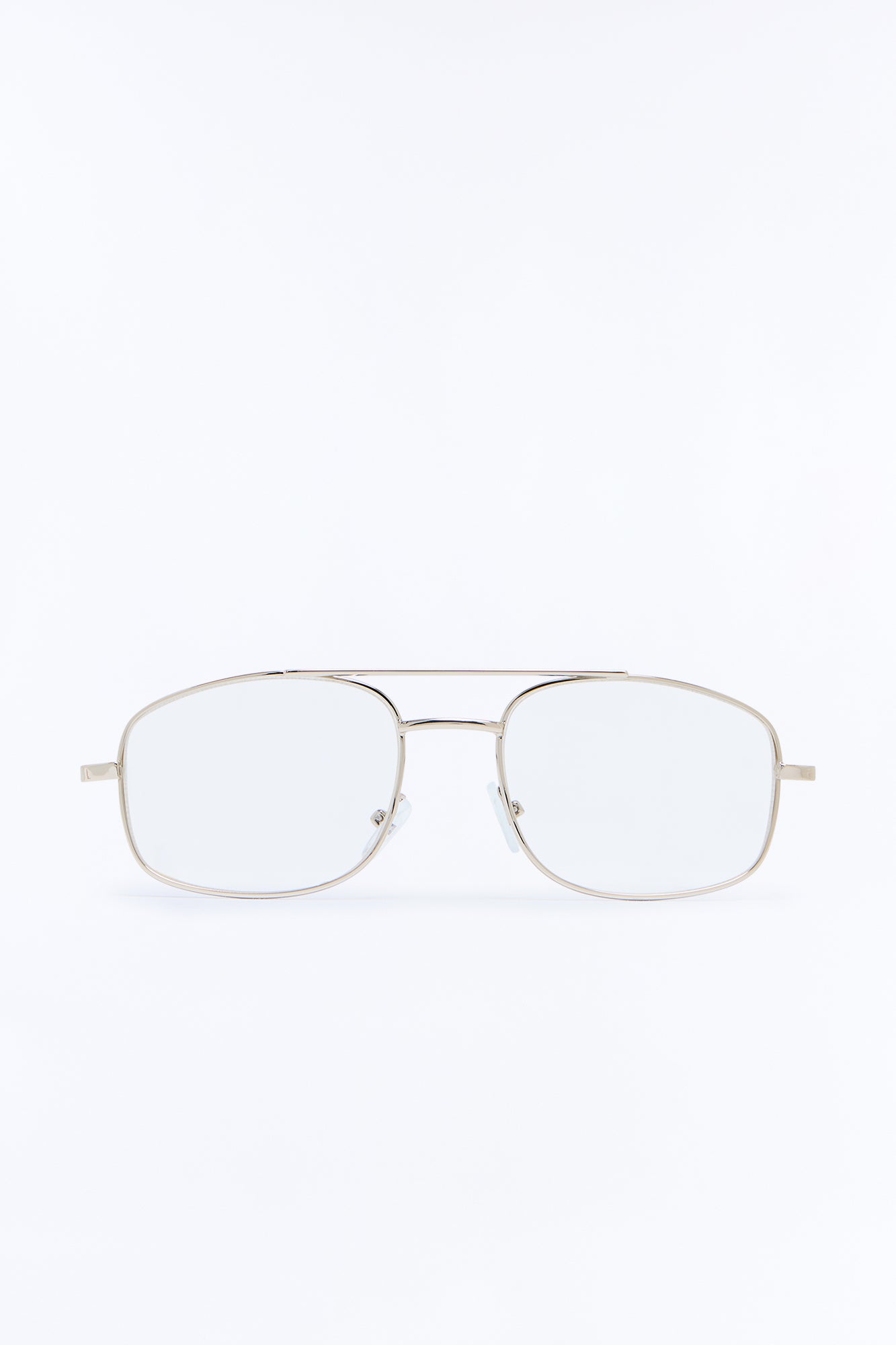 Sunny Pilot Reader Glasses - Silver