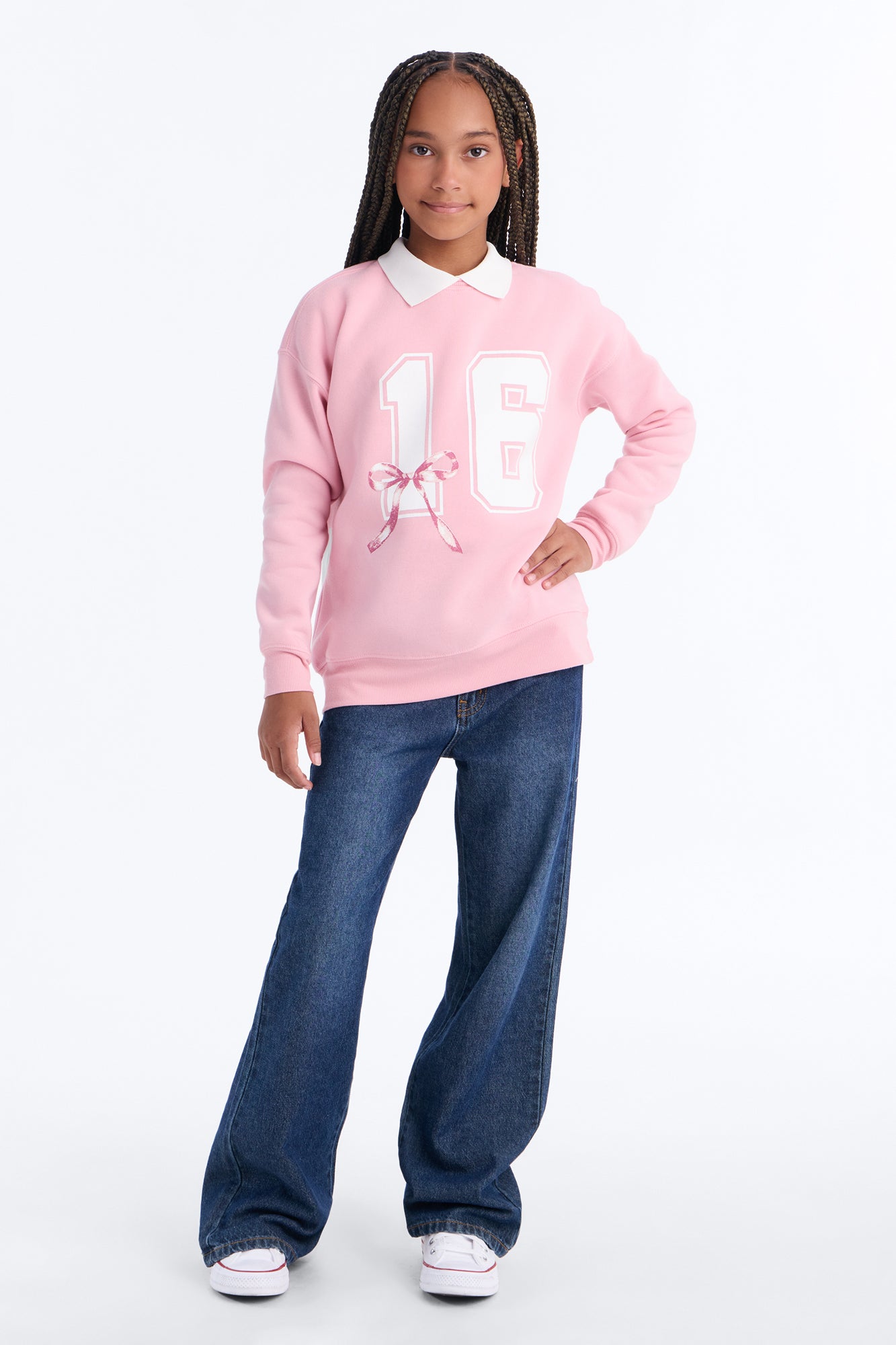 Mini Sweet 16 Sweatshirt - Blush