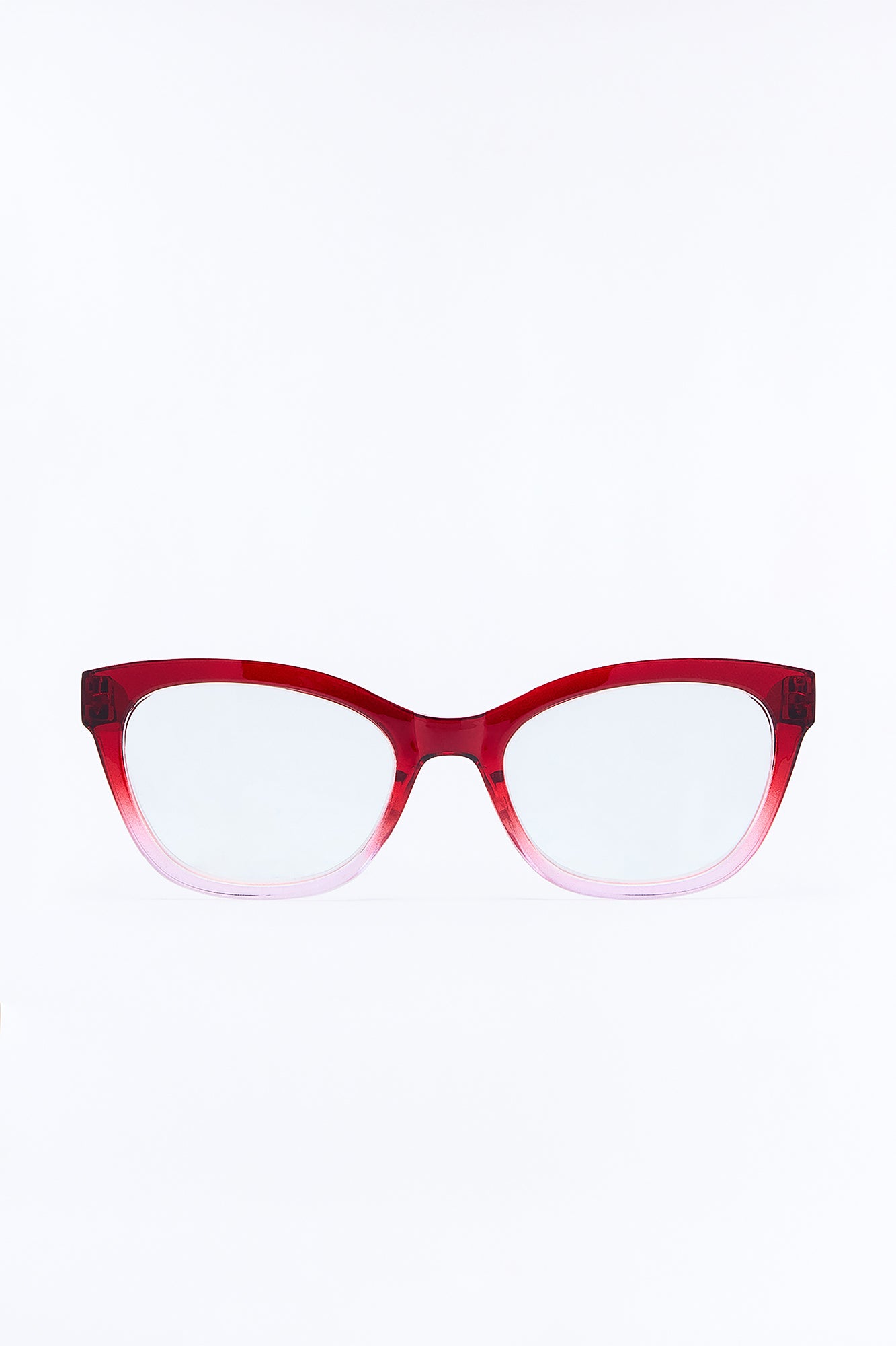 Ombre Aura Reader Glasses - Red/combo