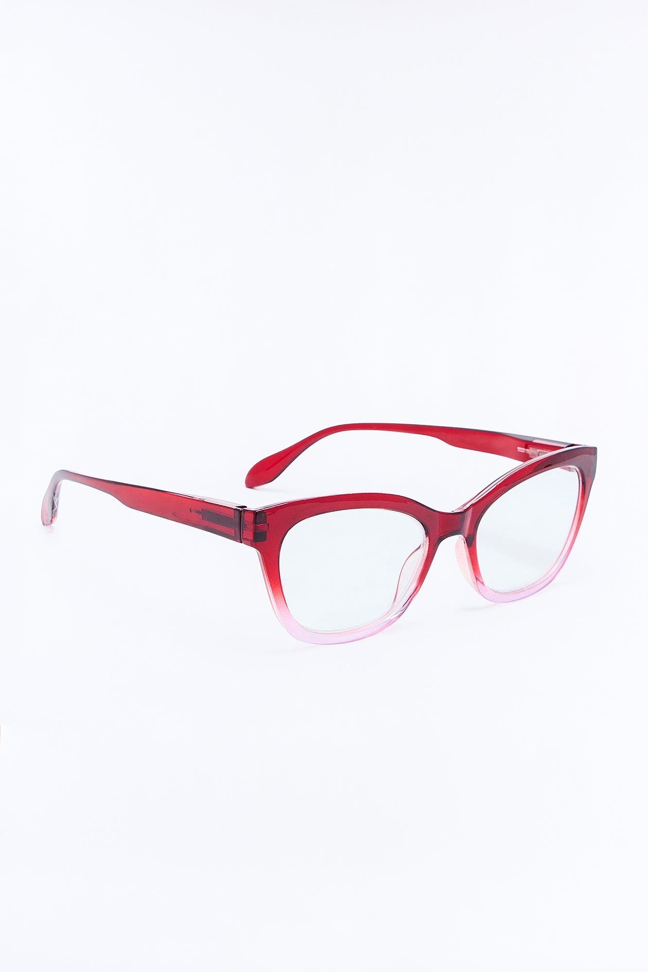 Ombre Aura Reader Glasses - Red/combo