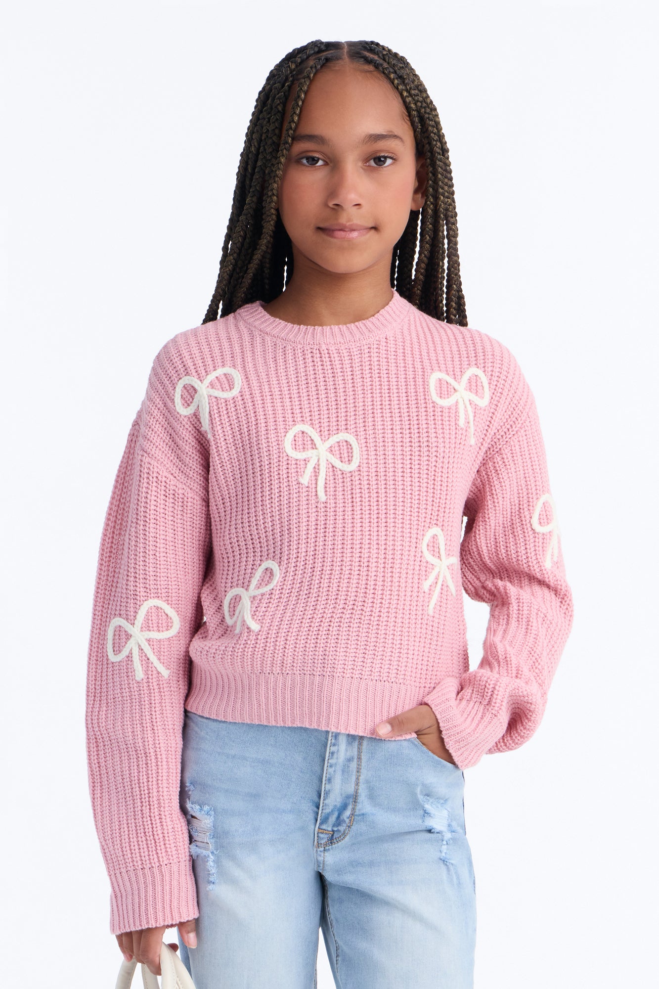 Mini Daydreams Pullover Sweater - Blush