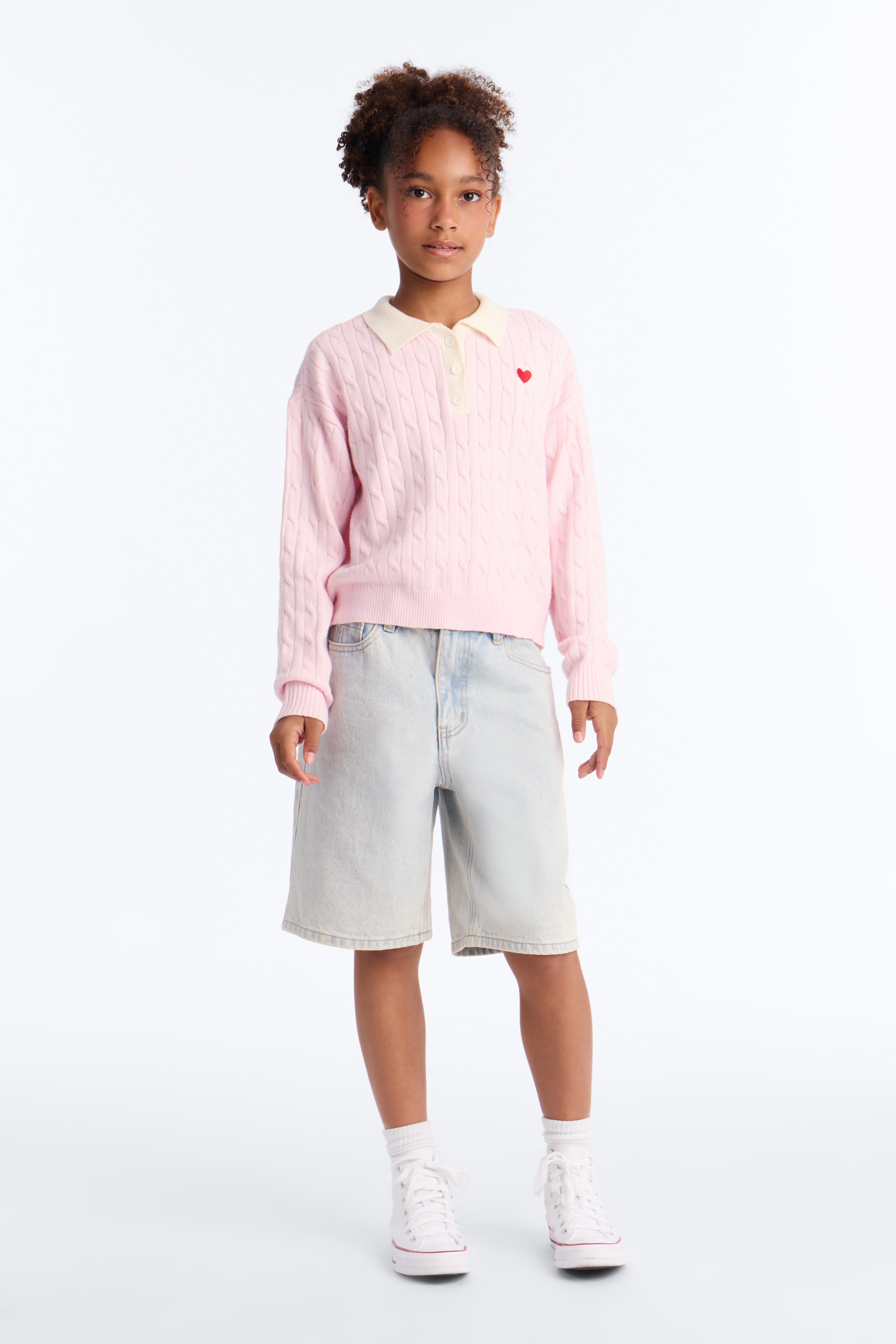 Mini True To Myself Pullover Sweater - Pink