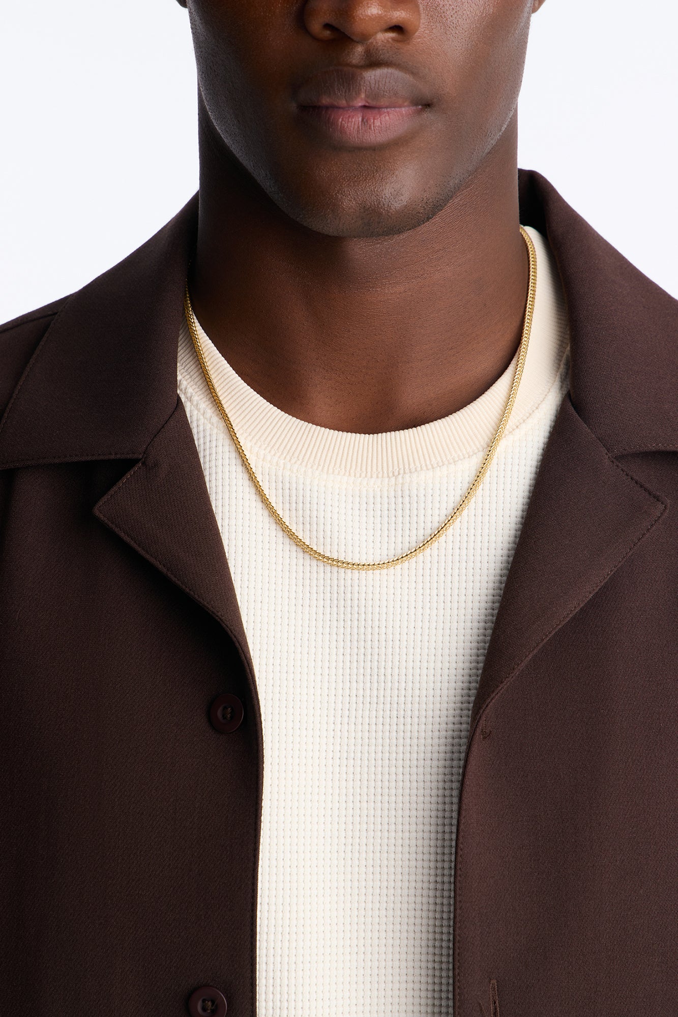 22″ Franco Chain 3 MM Necklace - Gold