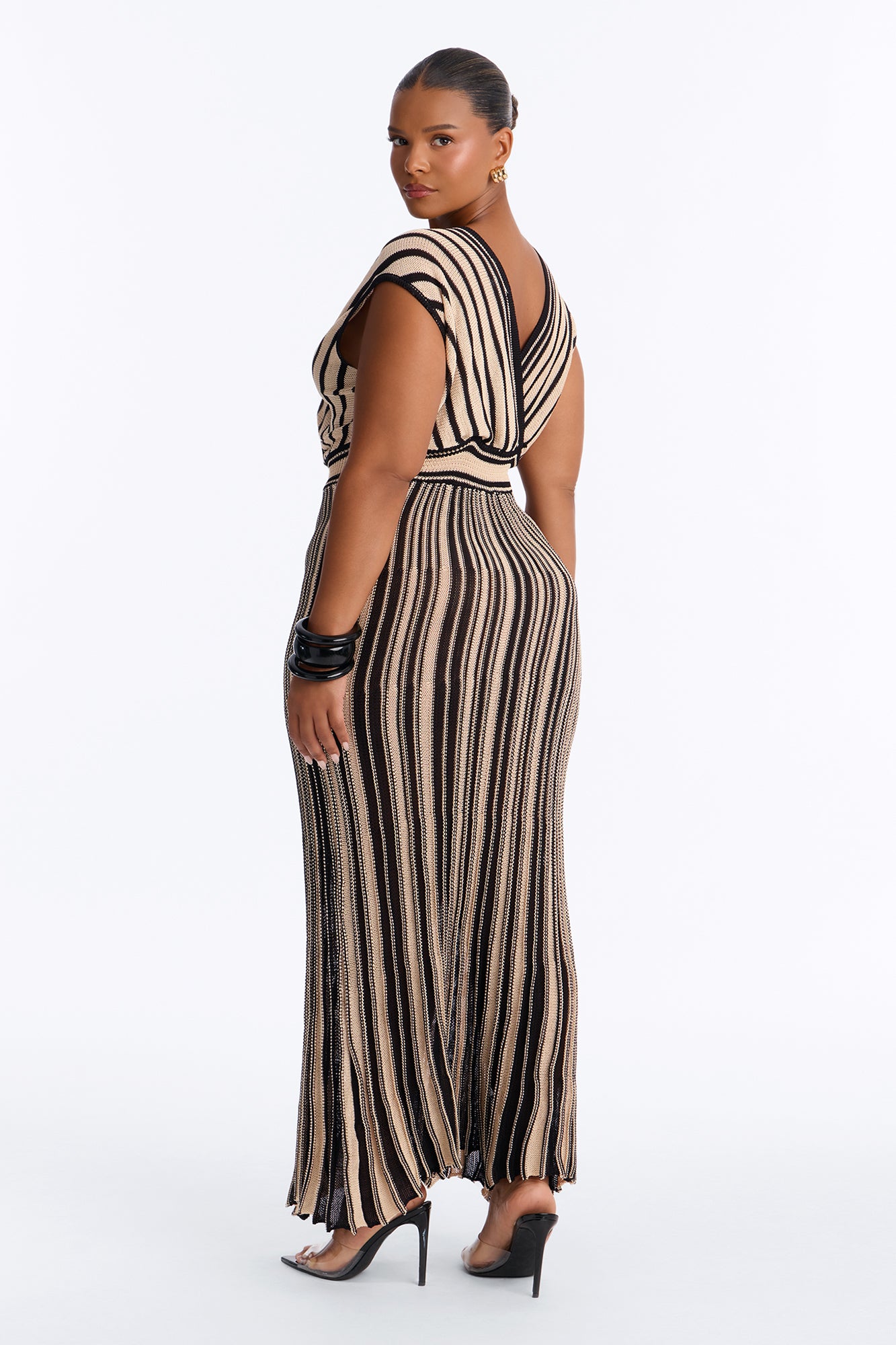 Cabana Crush Crochet Maxi Dress - Taupe/combo