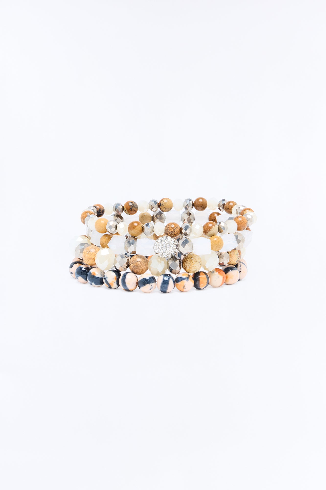 Nikki 4 Piece Bracelet Set - Multi Color