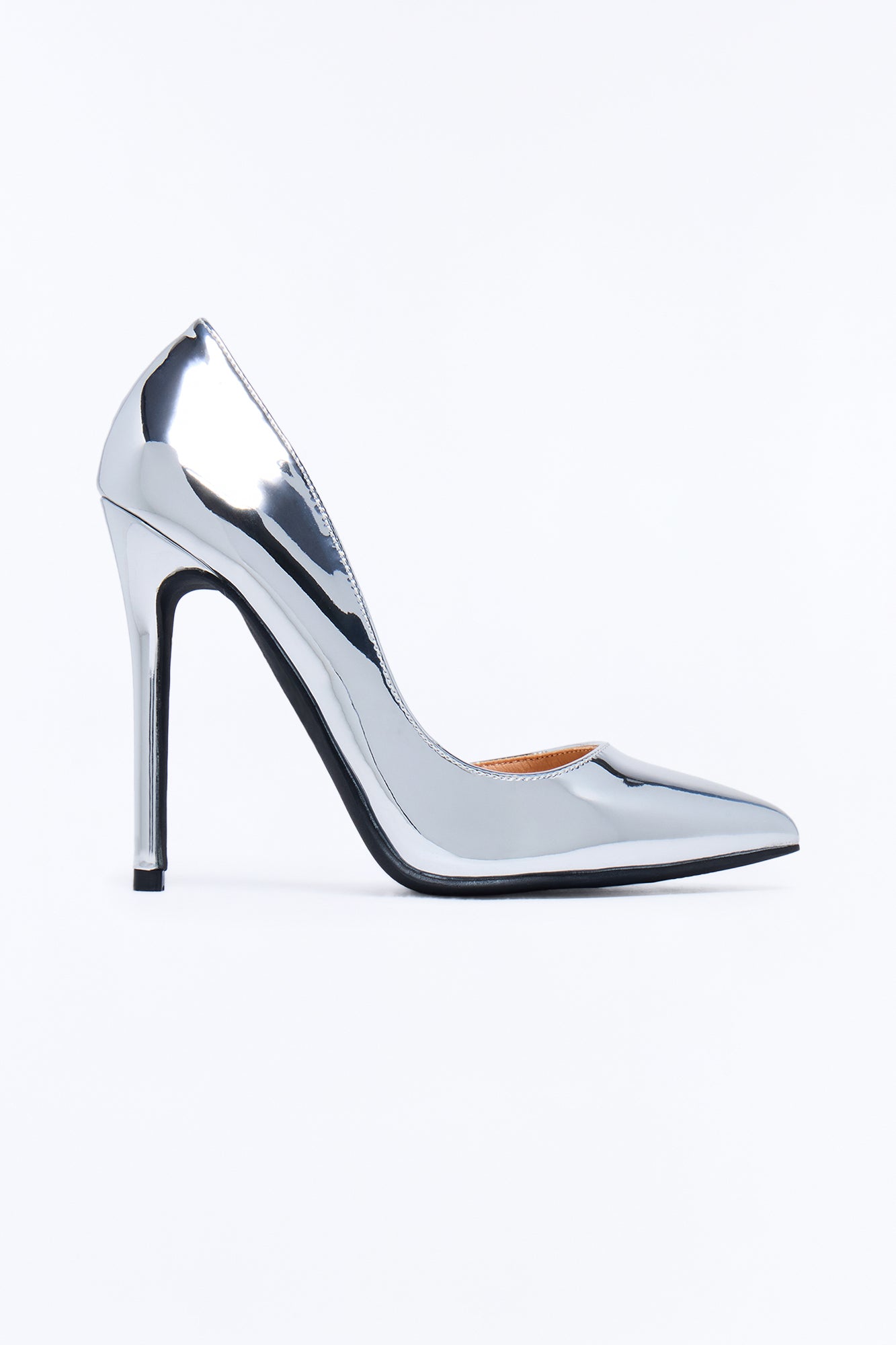 Sofinie Patent Stiletto Pumps - Silver