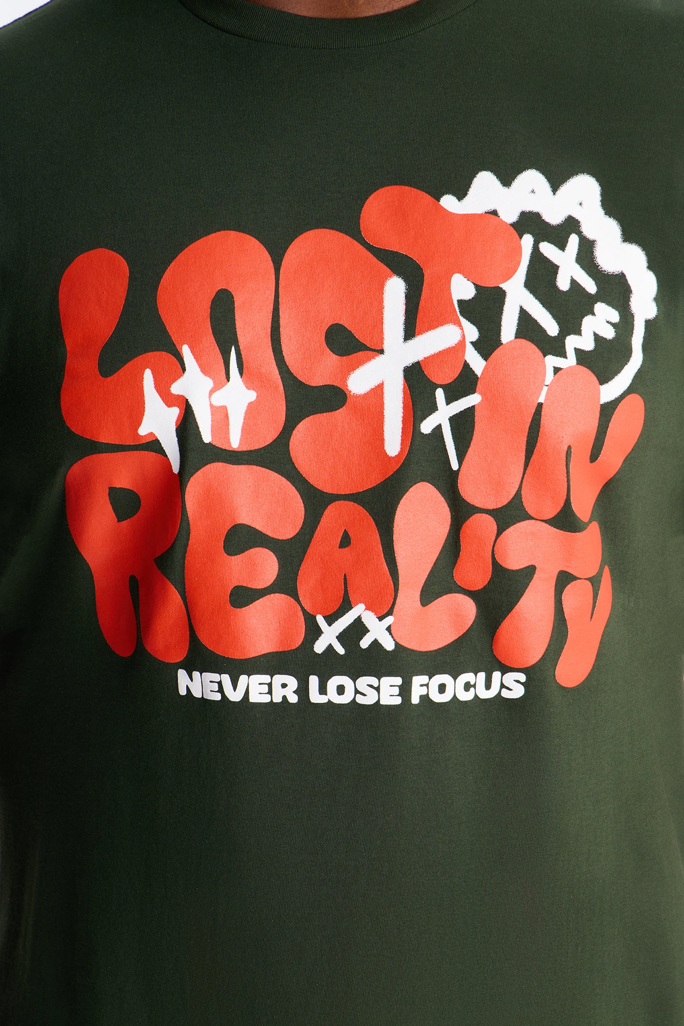 Never Lose Focus Short Sleeve Tee - Green
