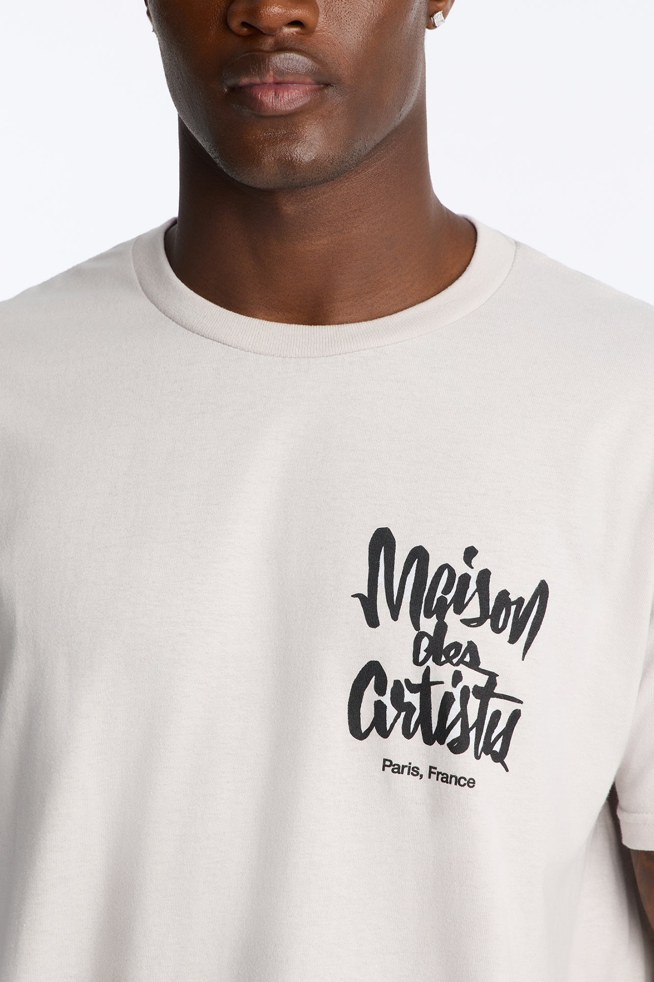 Maision Des Artistes Boxy Short Sleeve Tee - Grey