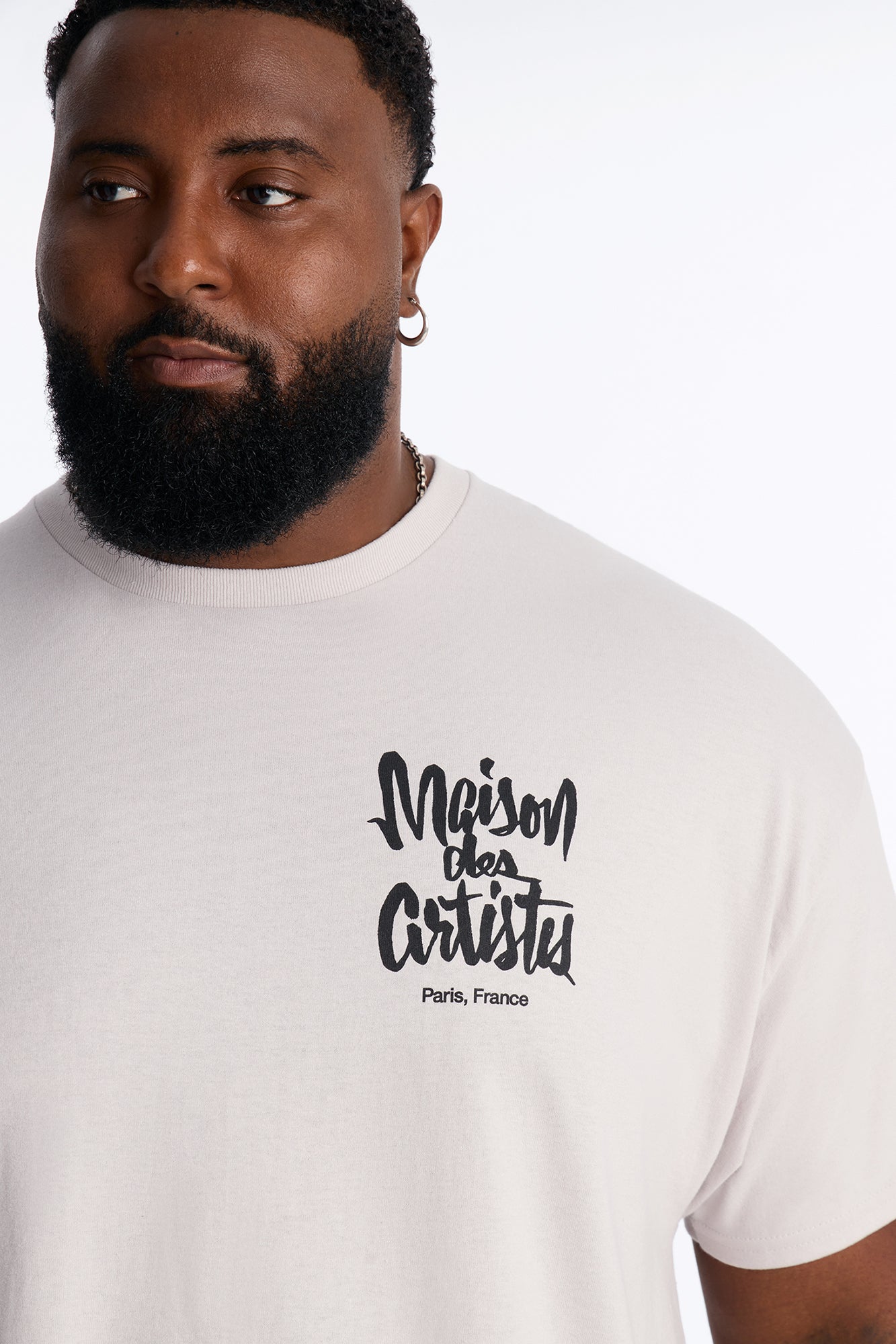 Maision Des Artistes Boxy Short Sleeve Tee - Grey