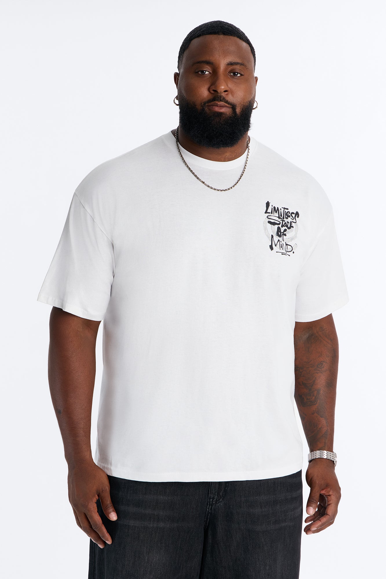Limitless State Short Sleeve Tee - White