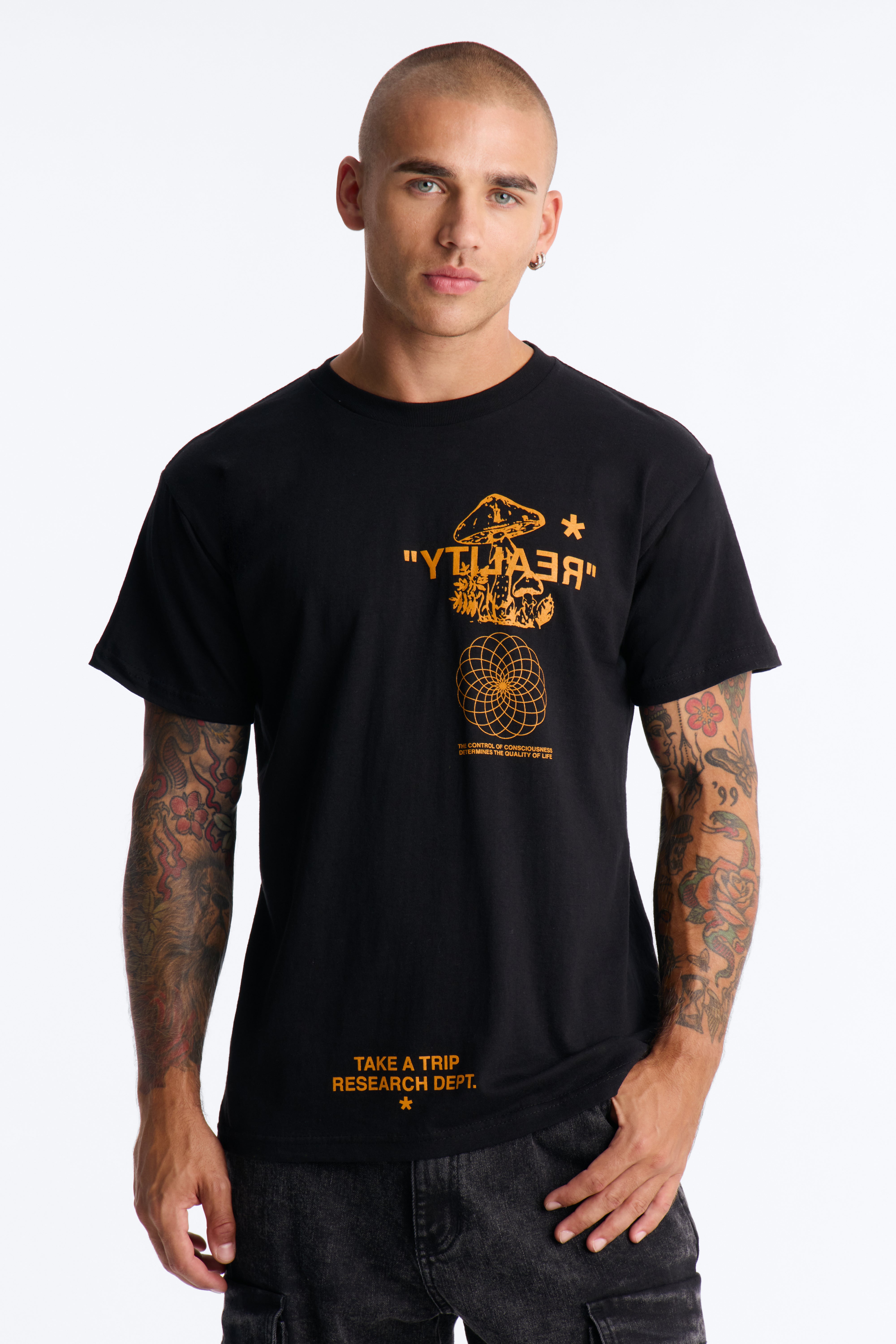 Reality Short Sleeve Tee - Black