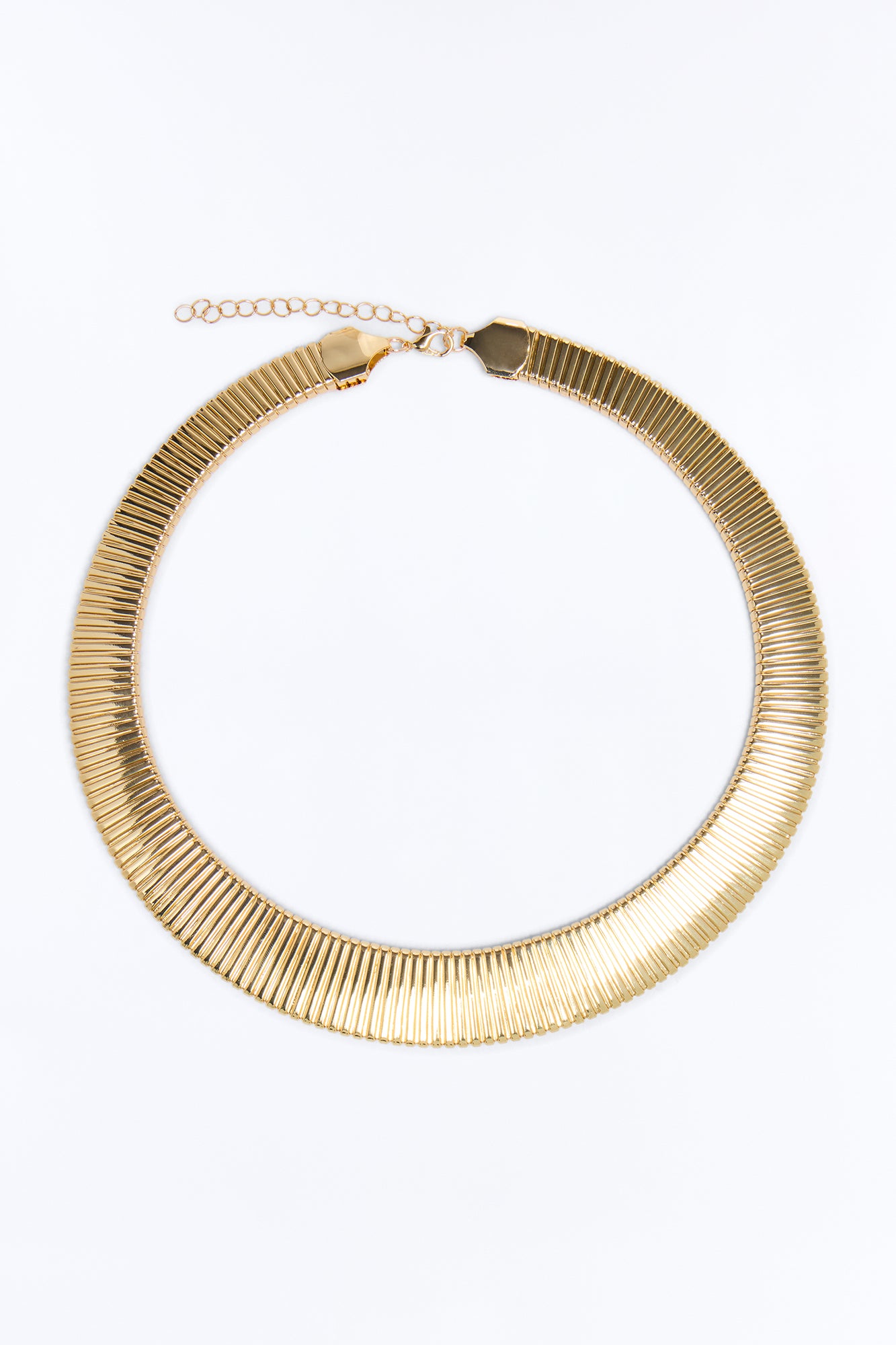 Silent Flex Choker Necklace - Gold
