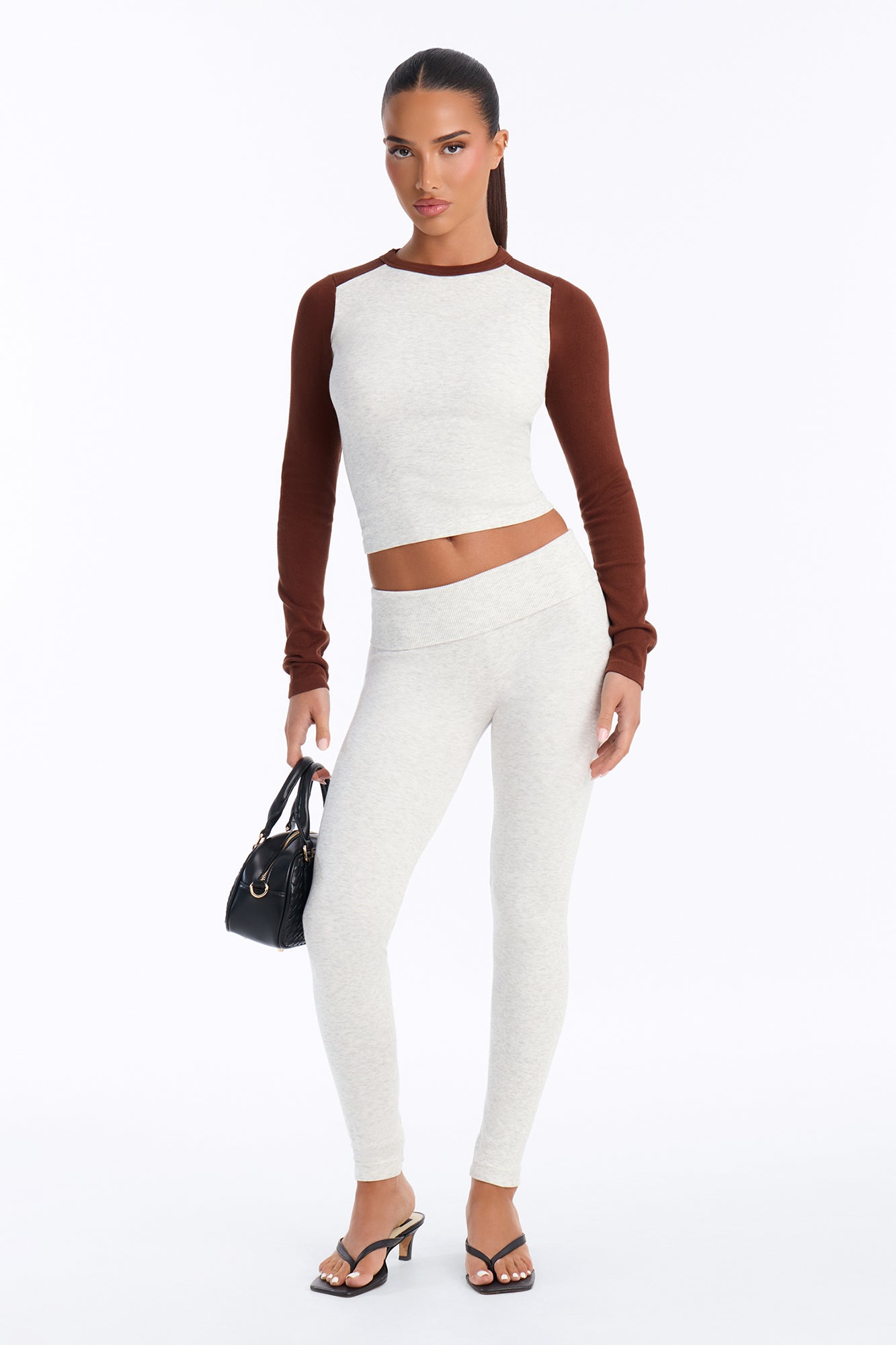 Jessica Seamless Legging Set - Heather/Combo