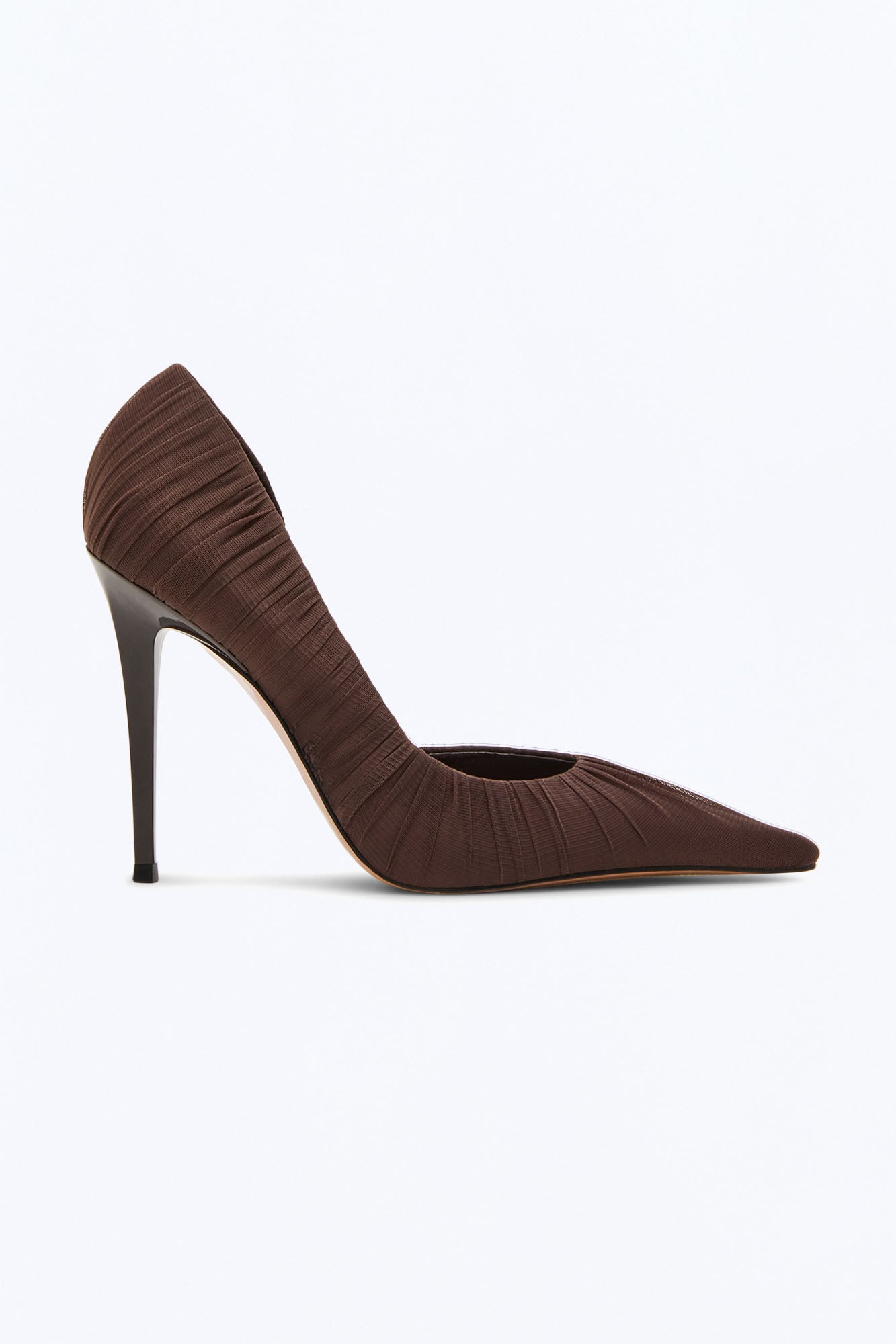 Steve Madden Elegant Mesh Stiletto Pumps - Brown