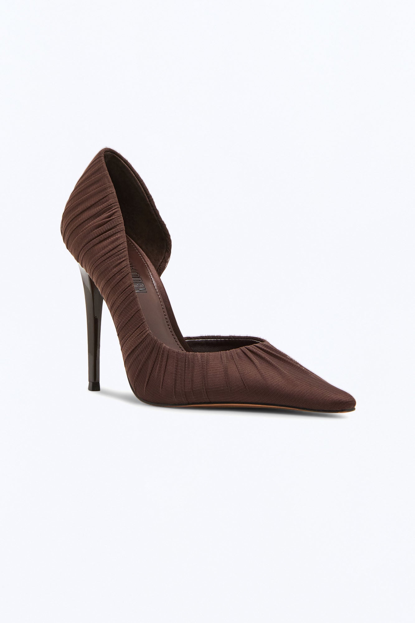 Steve Madden Elegant Mesh Stiletto Pumps - Brown