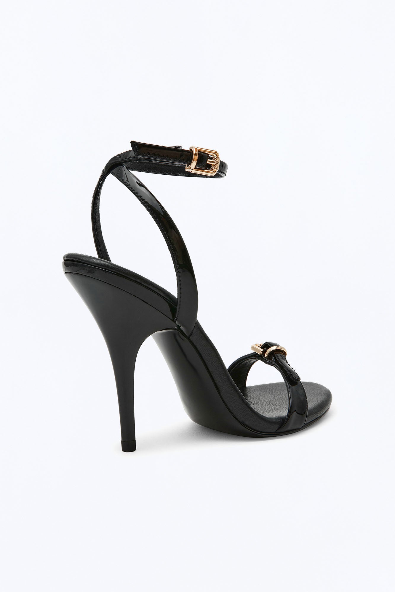 Steve Madden Foxx Patent Stiletto Heels - Black