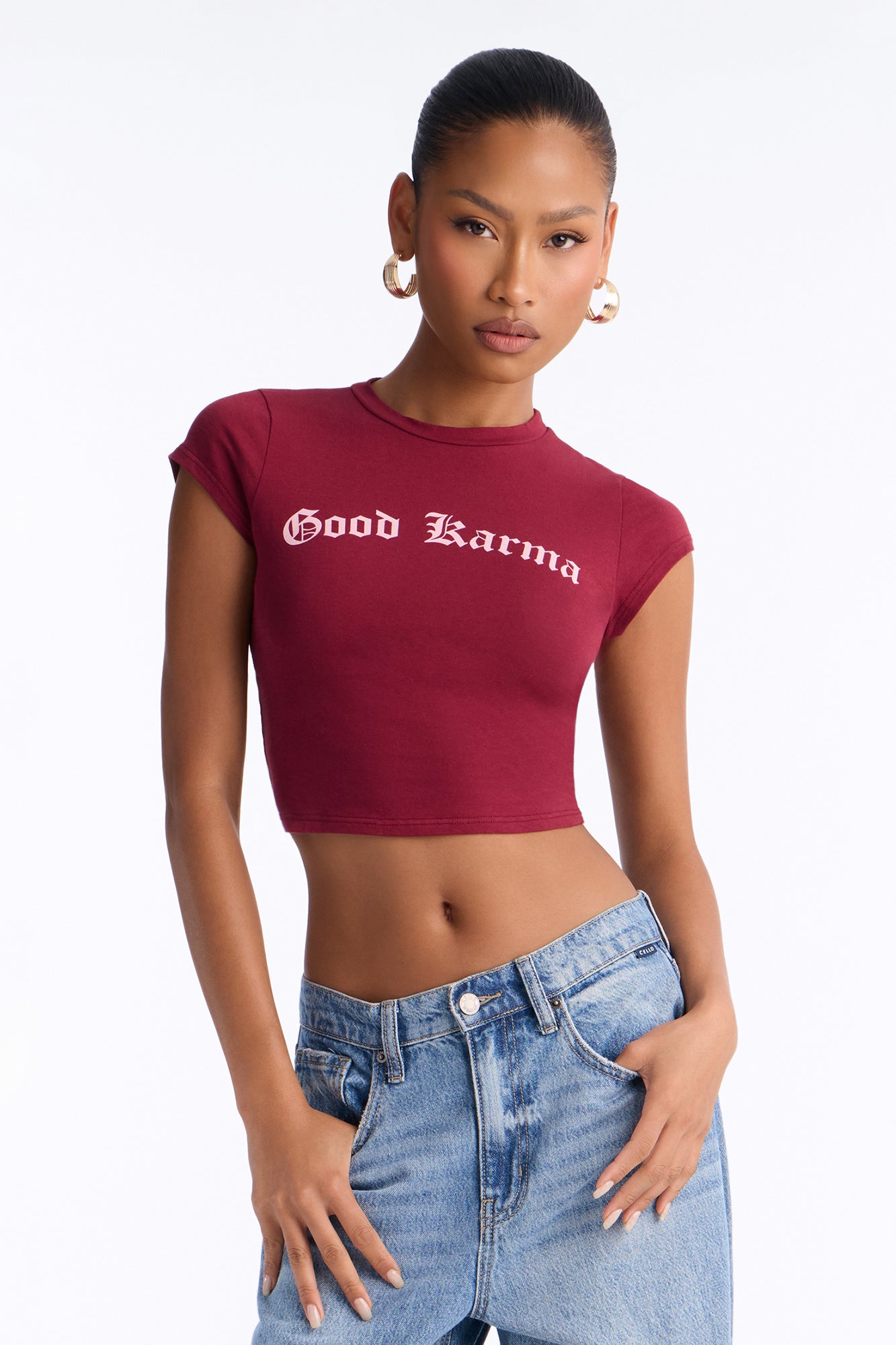 Good Karma Baby Tee - Red