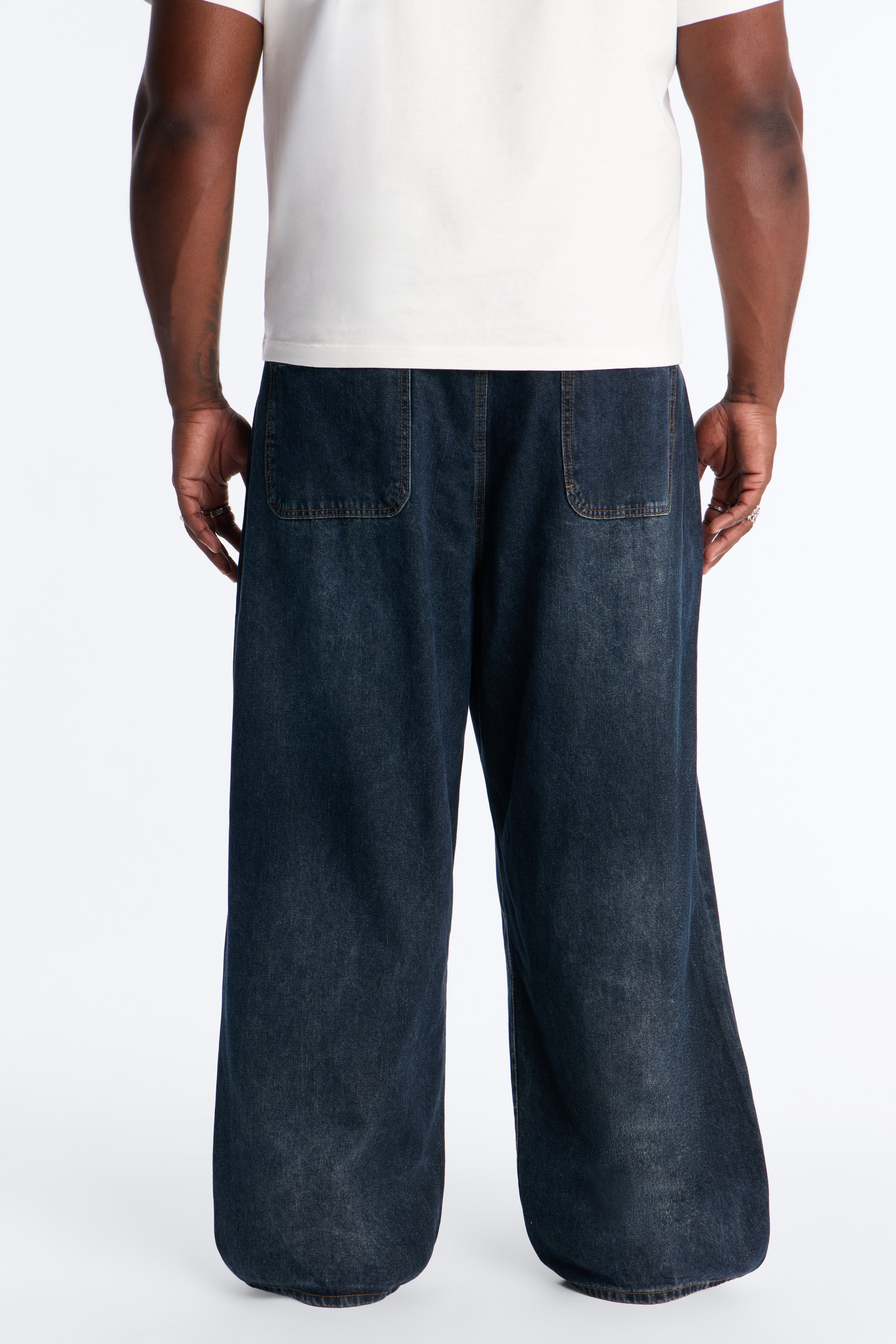 Shadow Flag Baggy Jean - Dark Wash