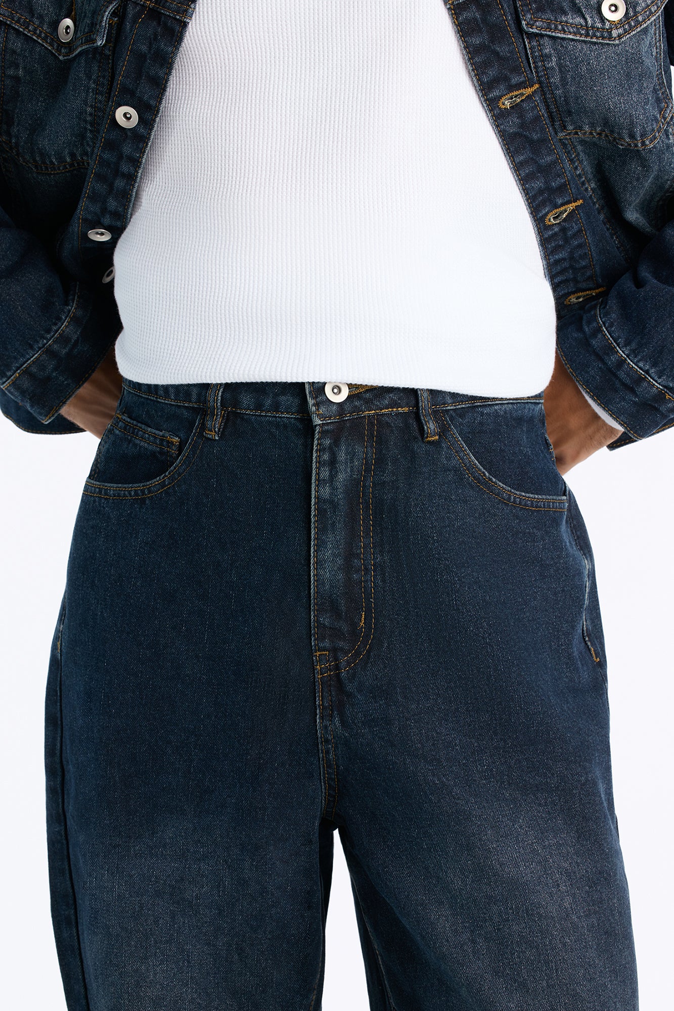 Shadow Flag Baggy Jean - Dark Wash