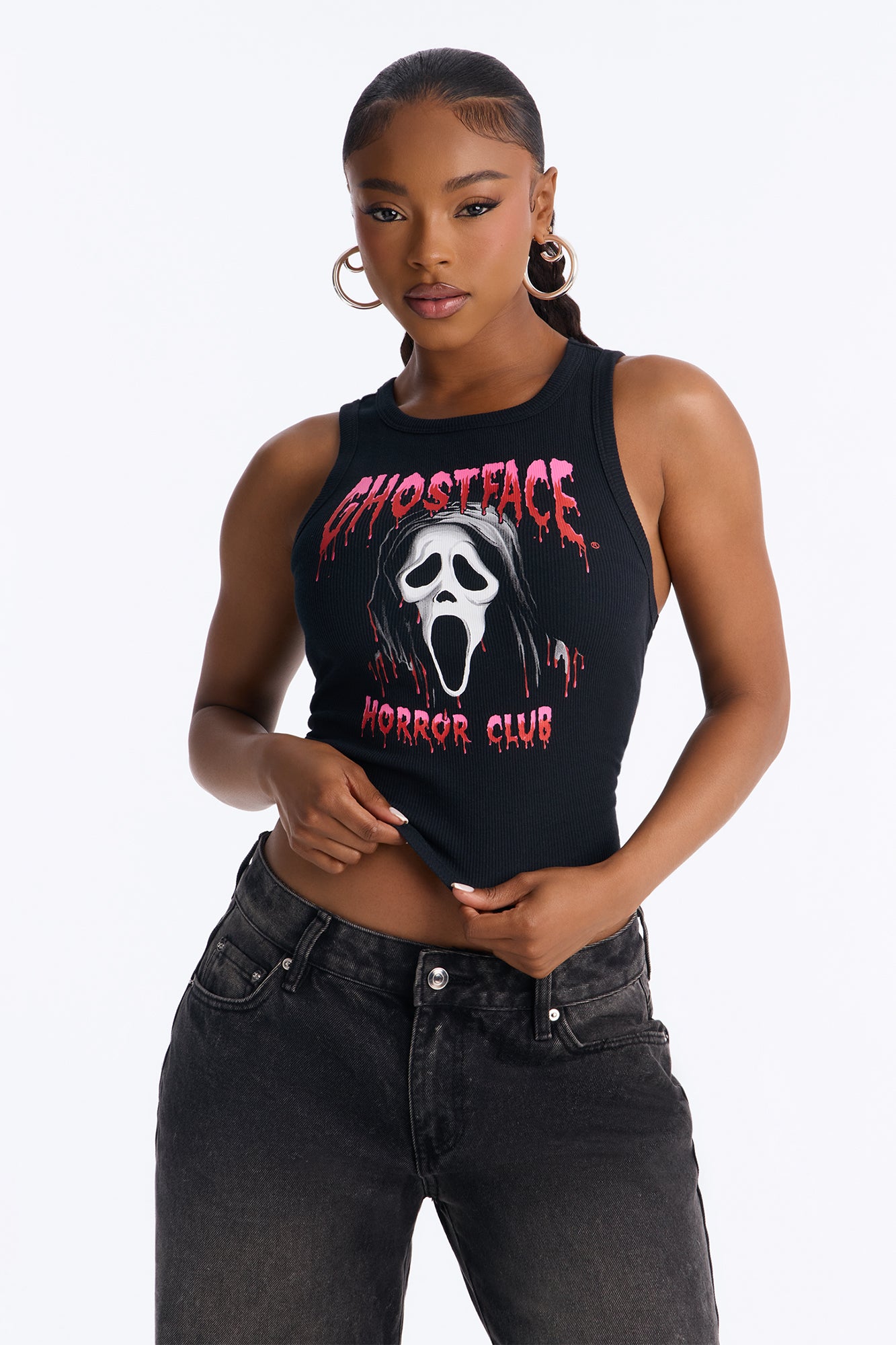 Ghostface Horror Club Tank Top - Black